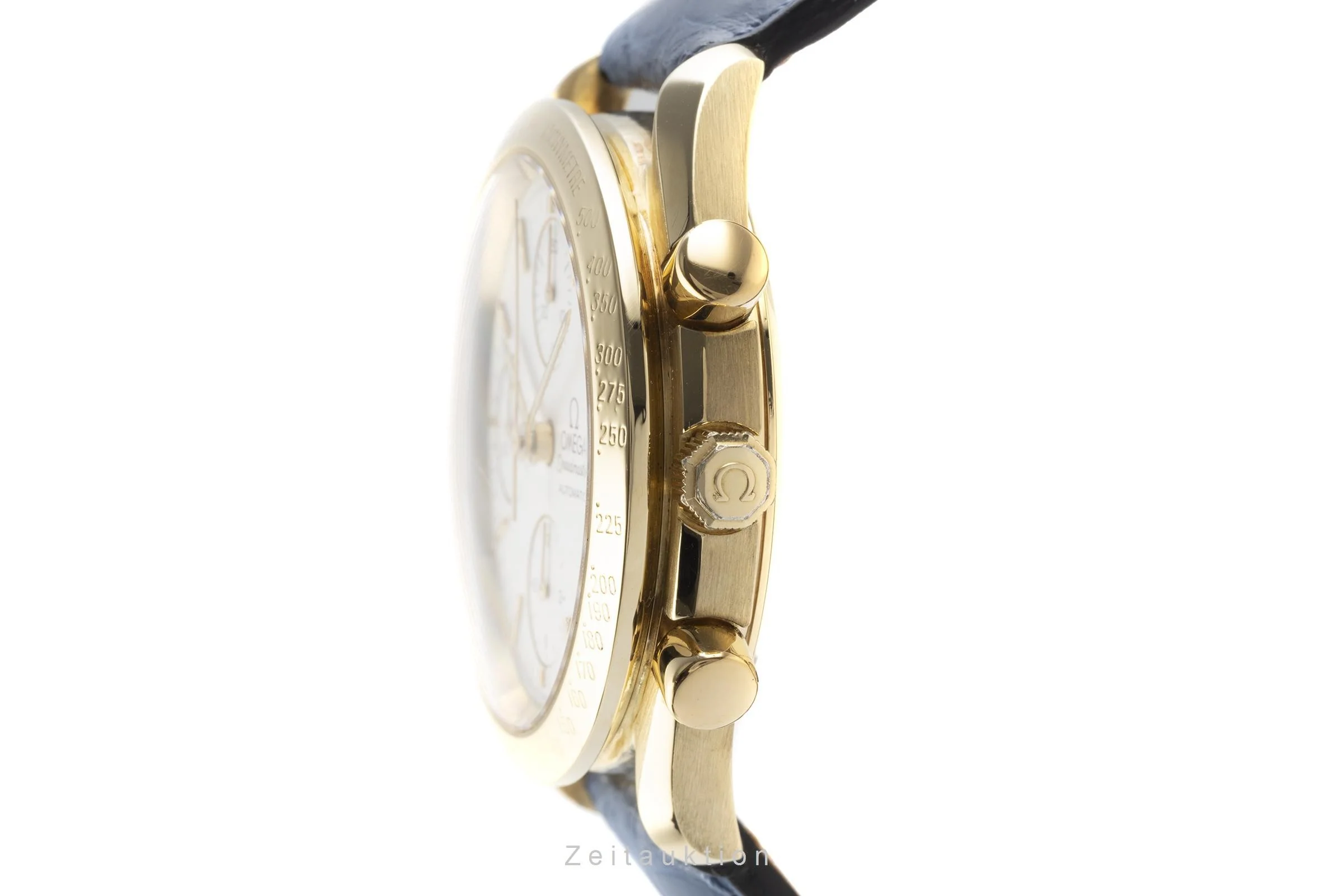 Omega Speedmaster chronograph 18 ct gold automatic men's watch 175.0043, 375.0043  [2202349] - Image 2