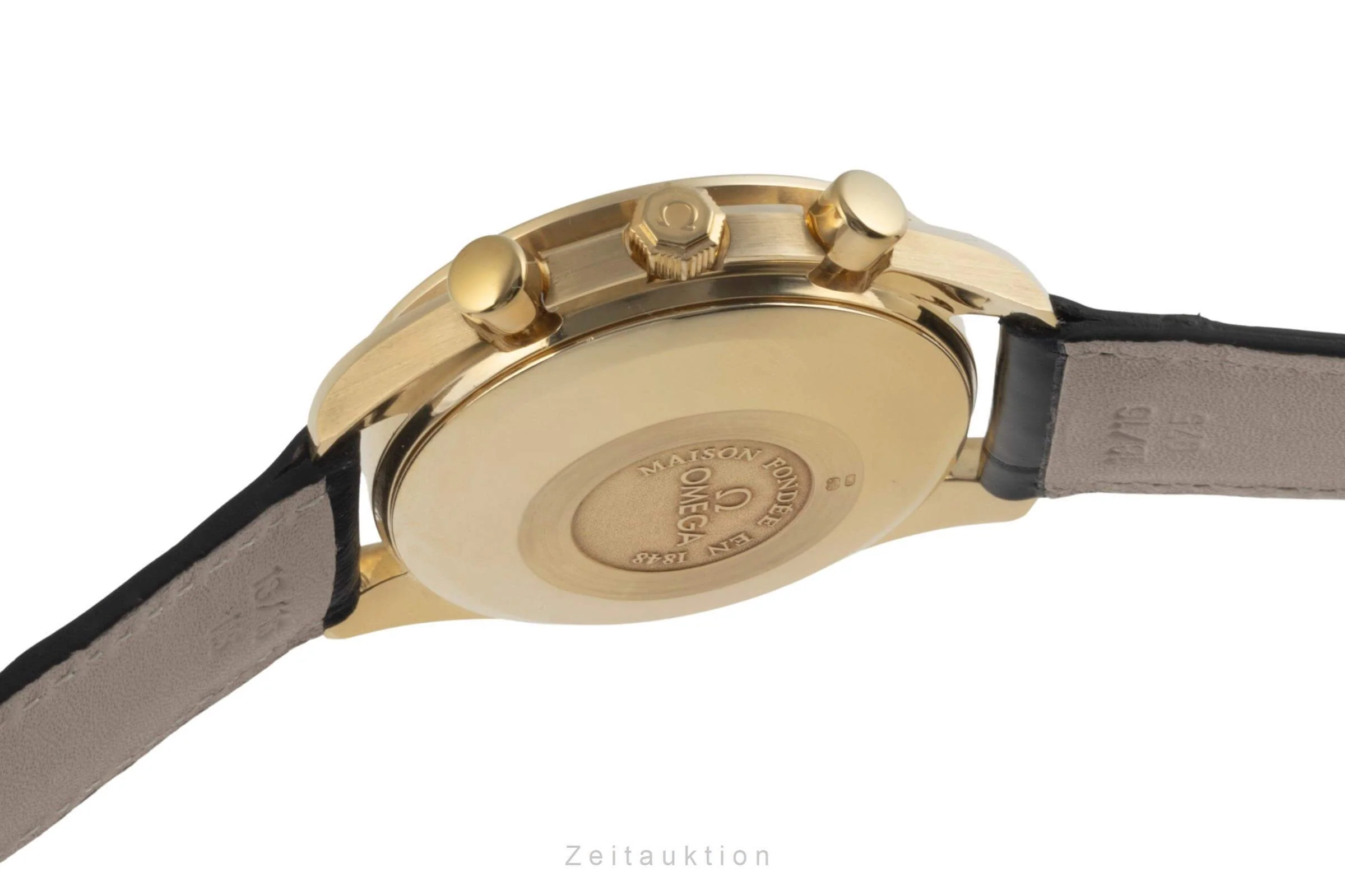 Omega Speedmaster chronograph 18 ct gold automatic men's watch 3131.20 LP: 21300EUR  [2401943] - Image 10
