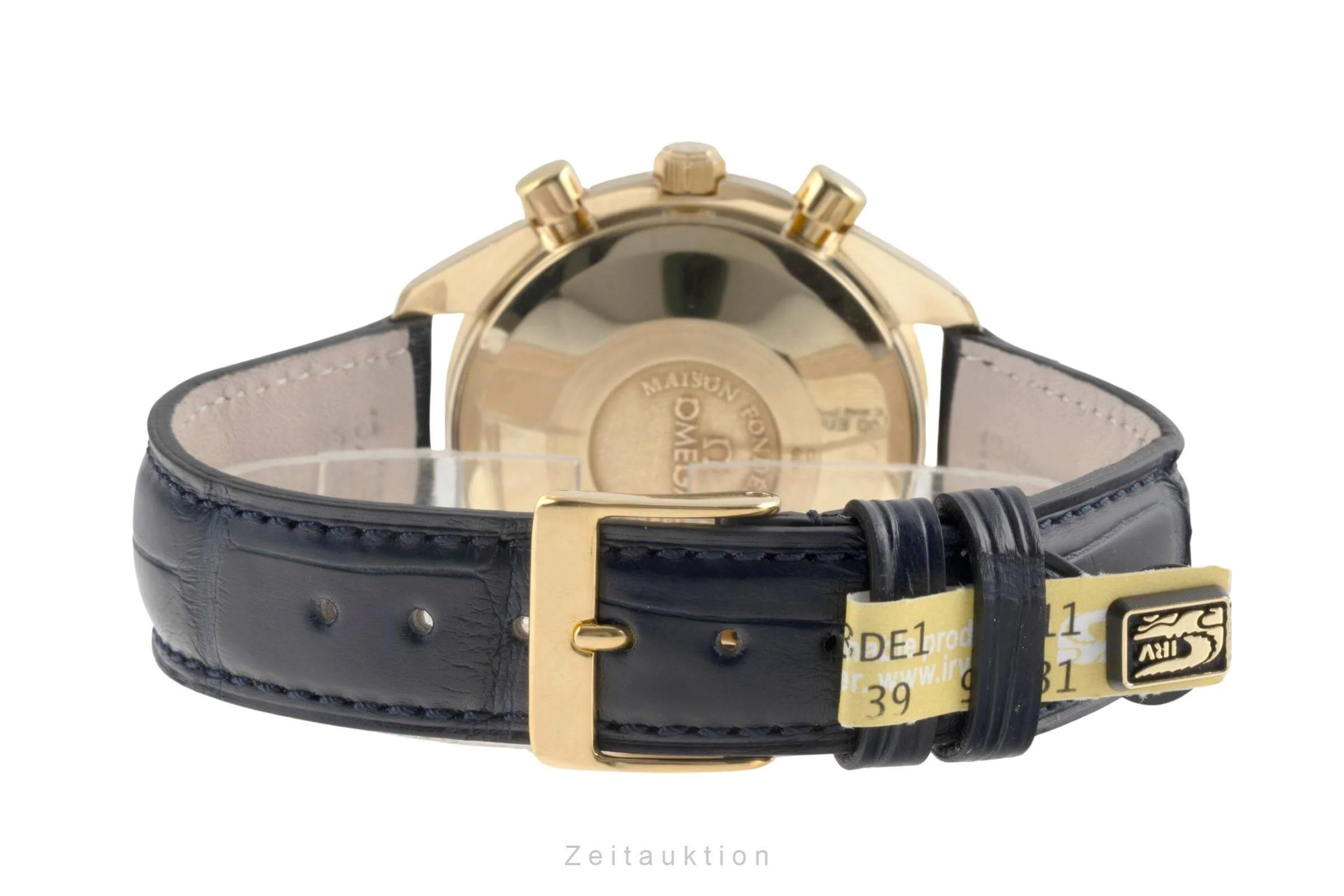 Omega Speedmaster chronograph 18 ct gold automatic men's watch 3131.20 LP: 21300EUR  [2401943] - Image 13