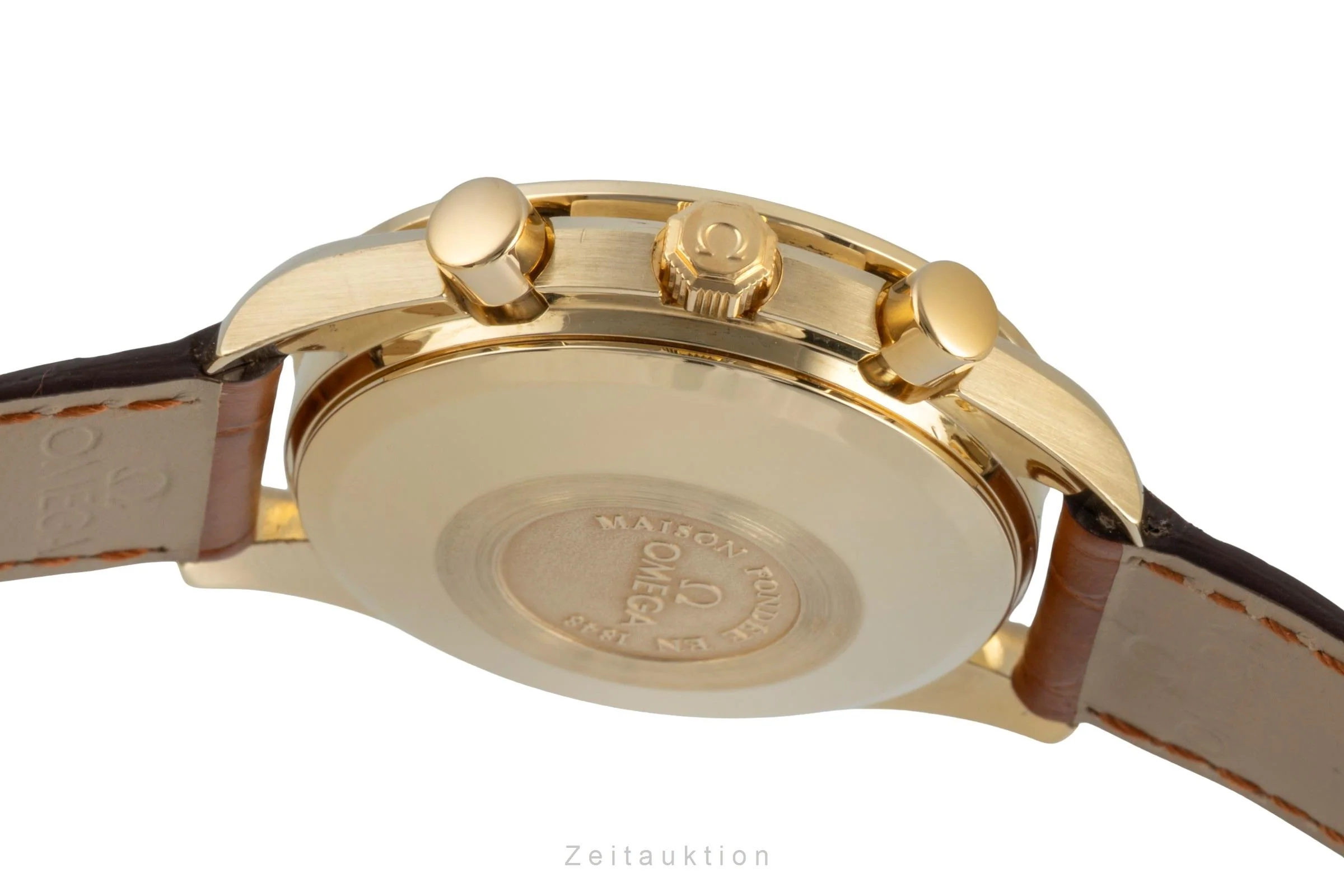 Omega Speedmaster chronograph 18 ct gold automatic men's watch 3131.20  [2506737] - Image 12