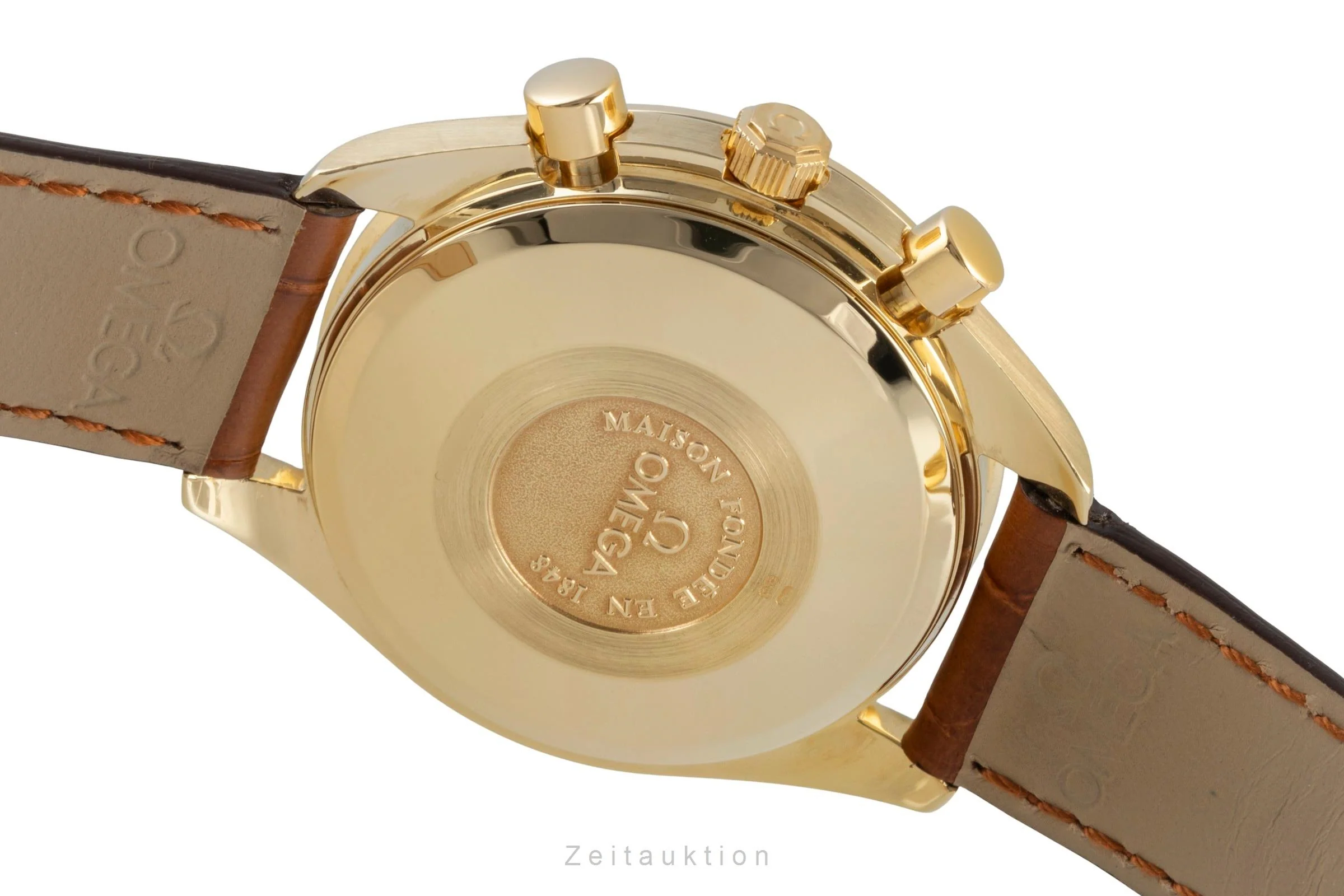 Omega Speedmaster chronograph 18 ct gold automatic men's watch 3131.20  [2506737] - Image 13
