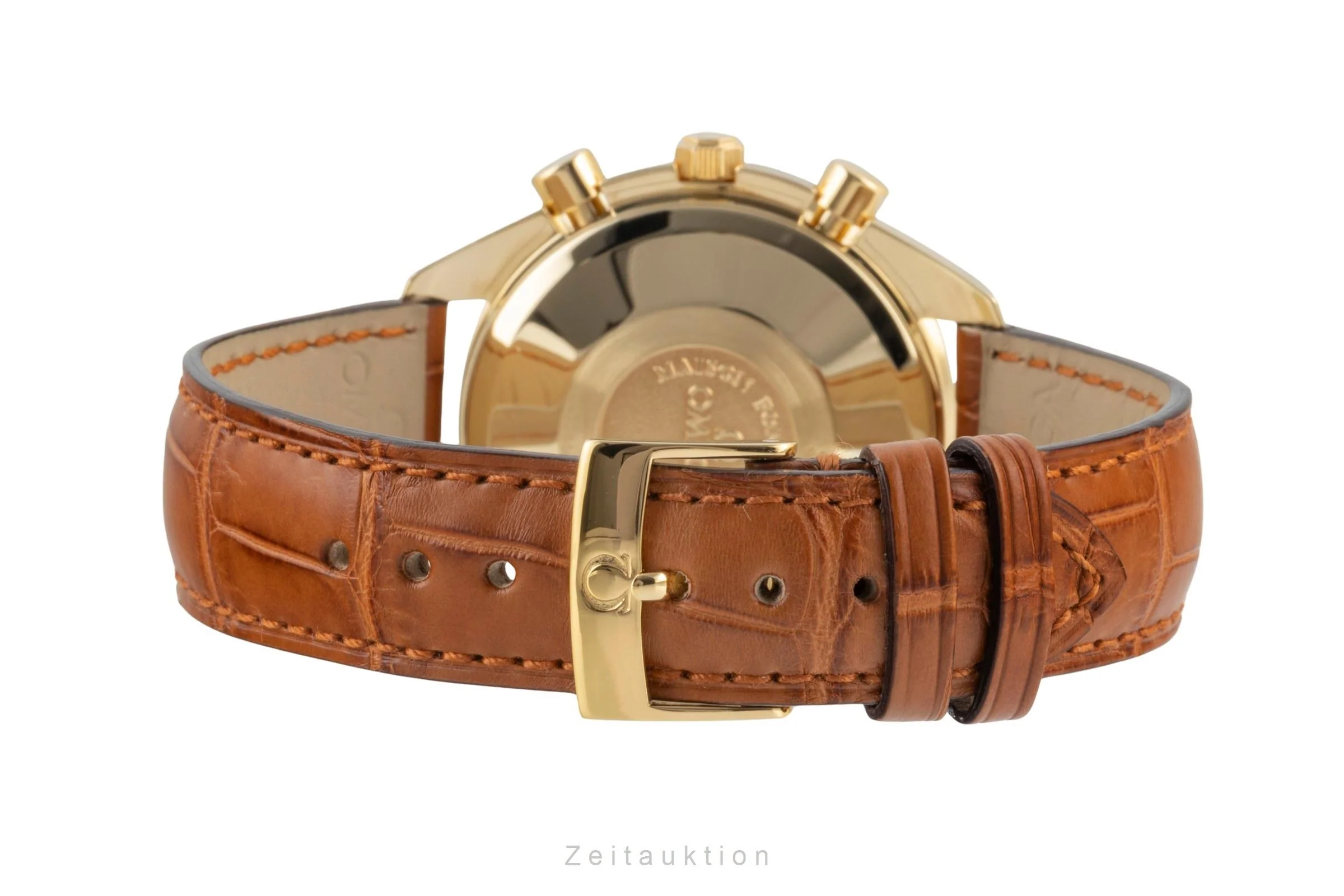 Omega Speedmaster chronograph 18 ct gold automatic men's watch 3131.20  [2506737] - Image 14