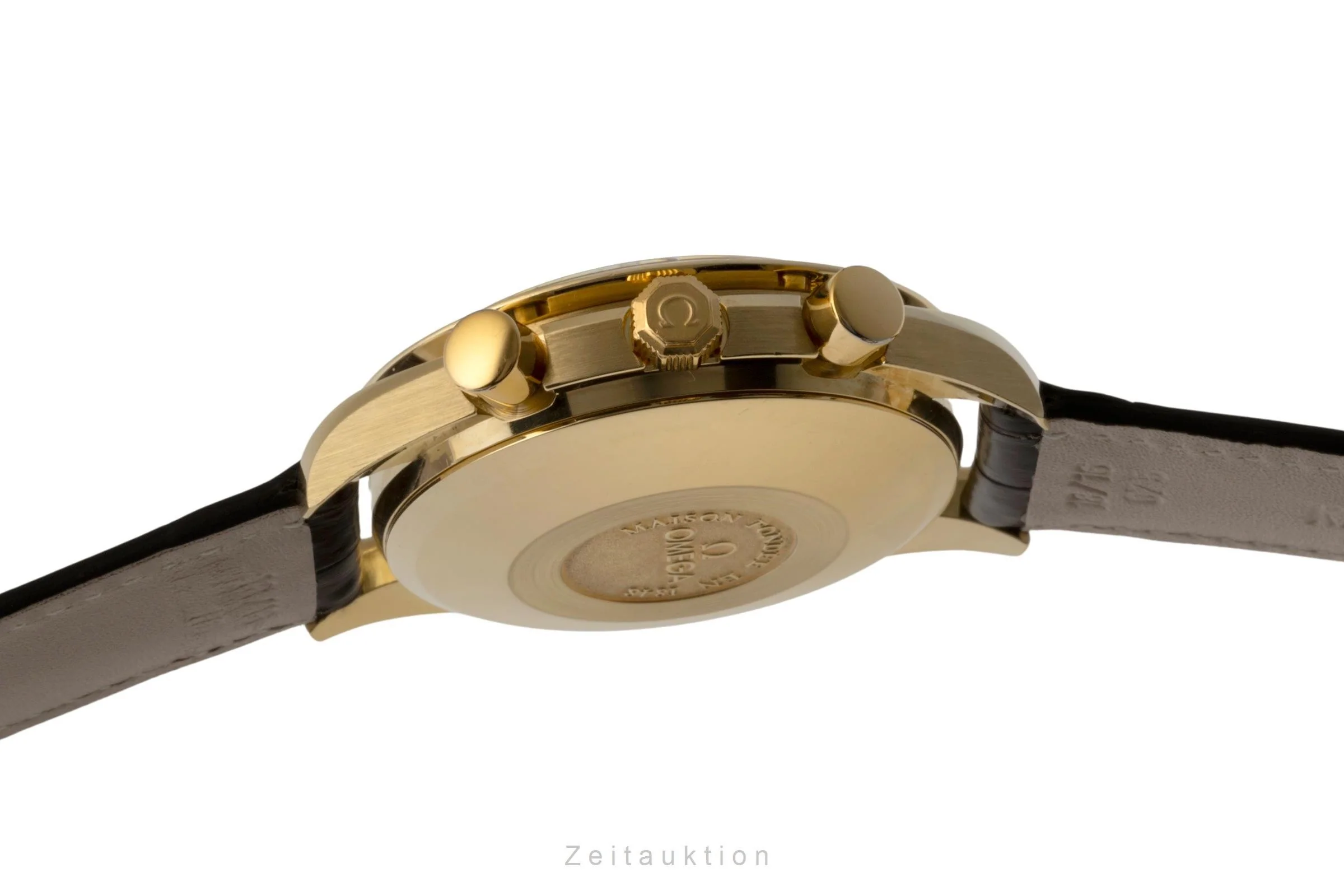 Omega Speedmaster chronograph 18 ct gold automatic men's watch 3131.20, BA 175.0034 LP: 21300EUR  [2400627] - Image 10