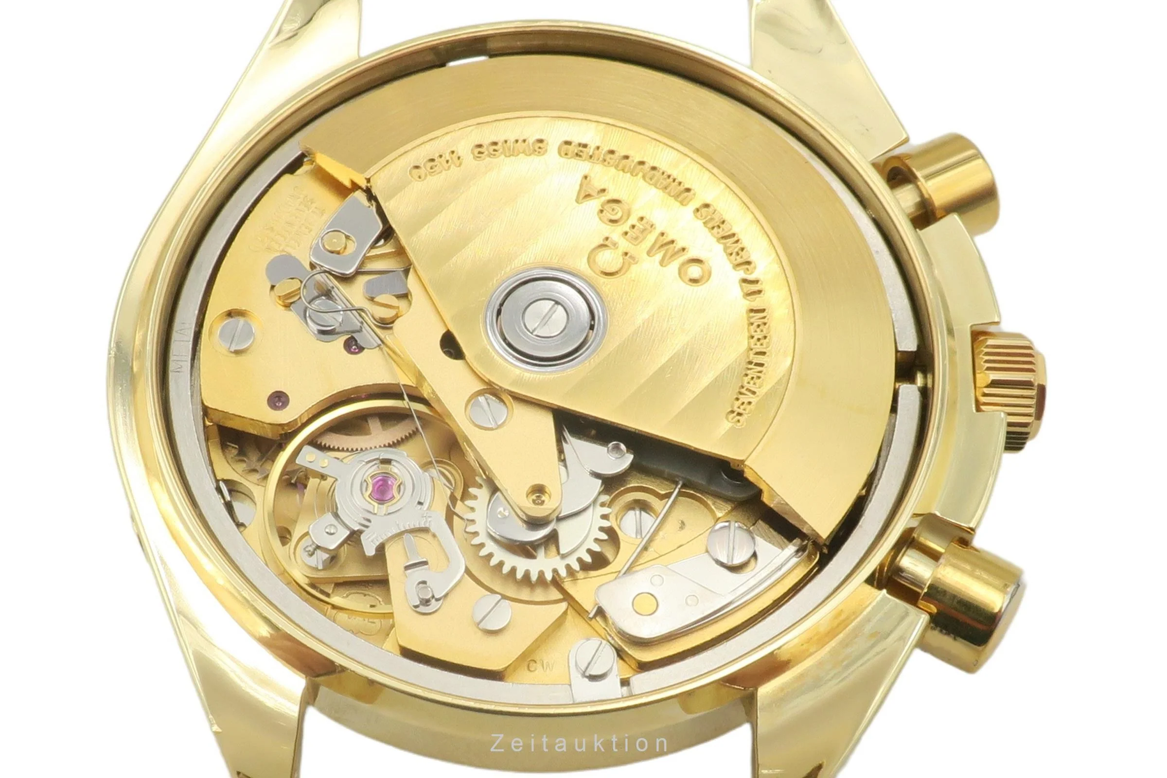 Omega Speedmaster chronograph 18 ct gold automatic men's watch 3131.20, BA 175.0034 LP: 21300EUR  [2400627] - Image 13