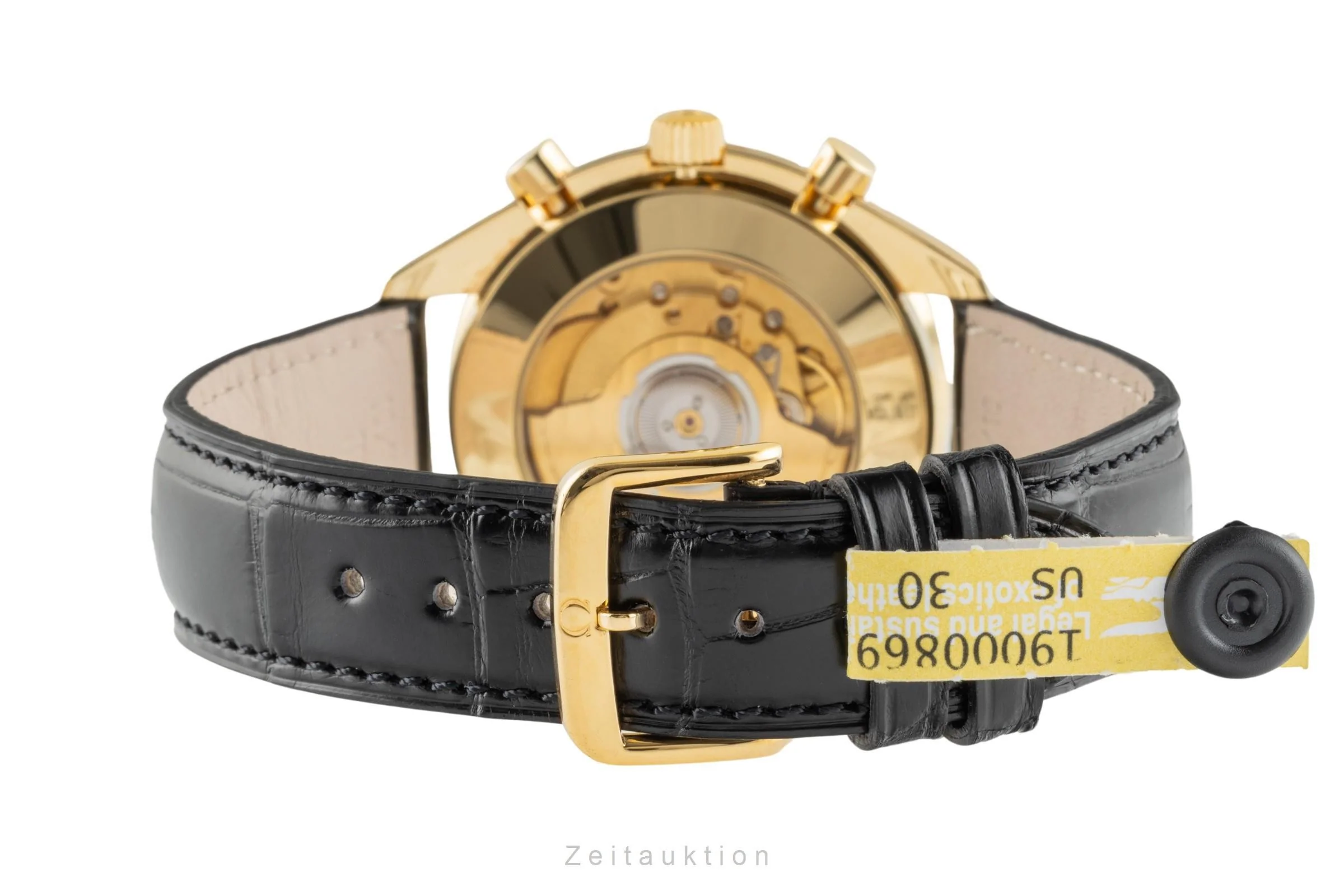 Omega Speedmaster chronograph 18 ct gold automatic men's watch 3612.20.20, 175.0032 LP: 21300EUR  [2400641] - Image 11