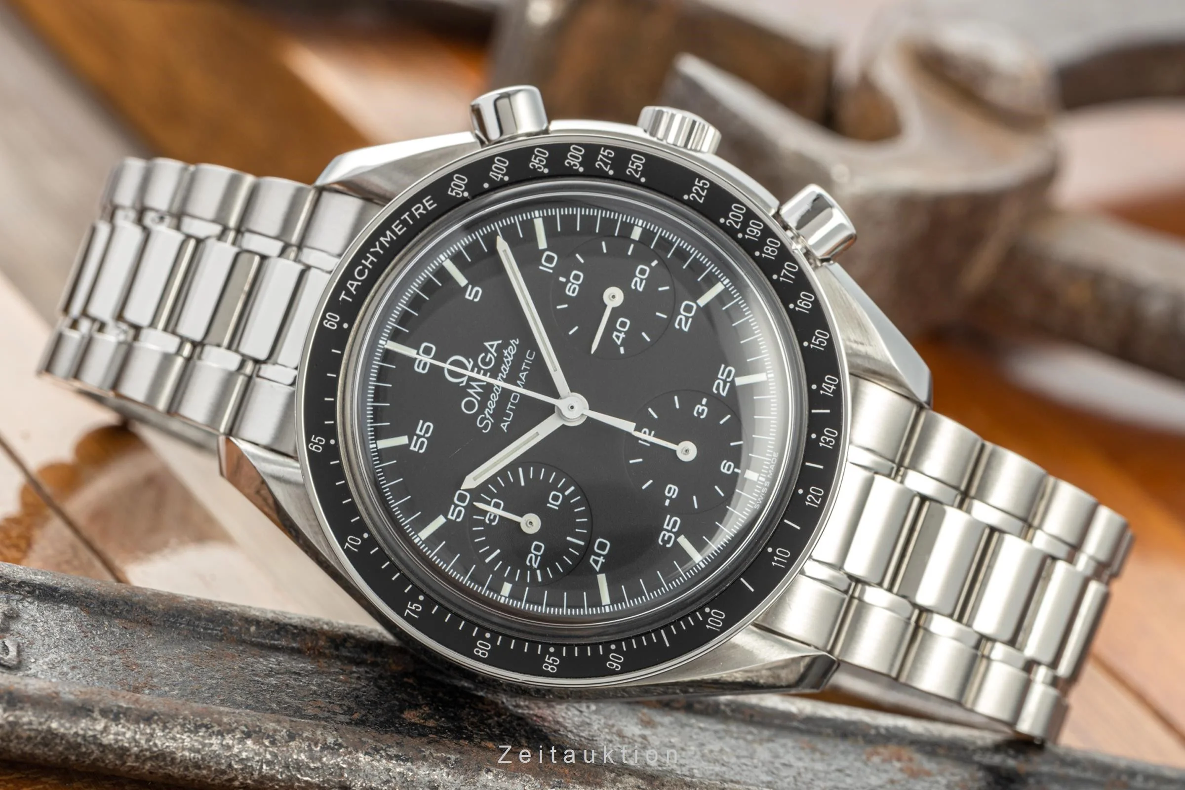 Omega Speedmaster chronograph steel automatic men's watch 175.0032.1, 175.0033.1, 3510.50.00  [2205583] - Image 2
