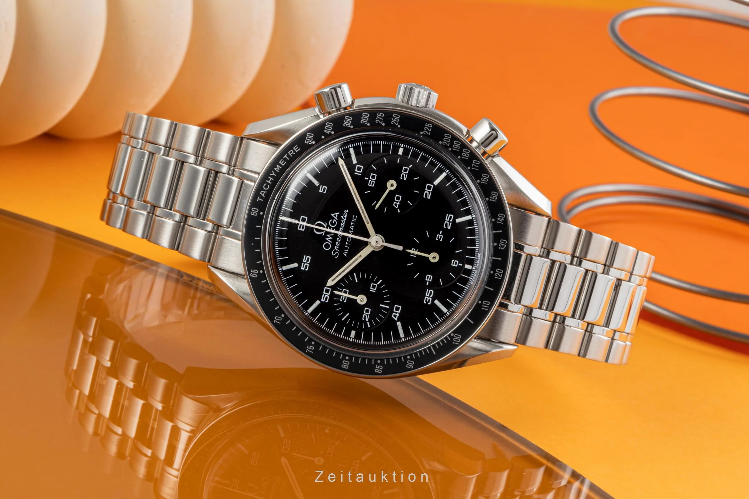 Omega Speedmaster chronograph steel automatic men's watch 175.0032, 175.0033, 3510.50.00 LP: 5900EUR  [2300808] - Image 2