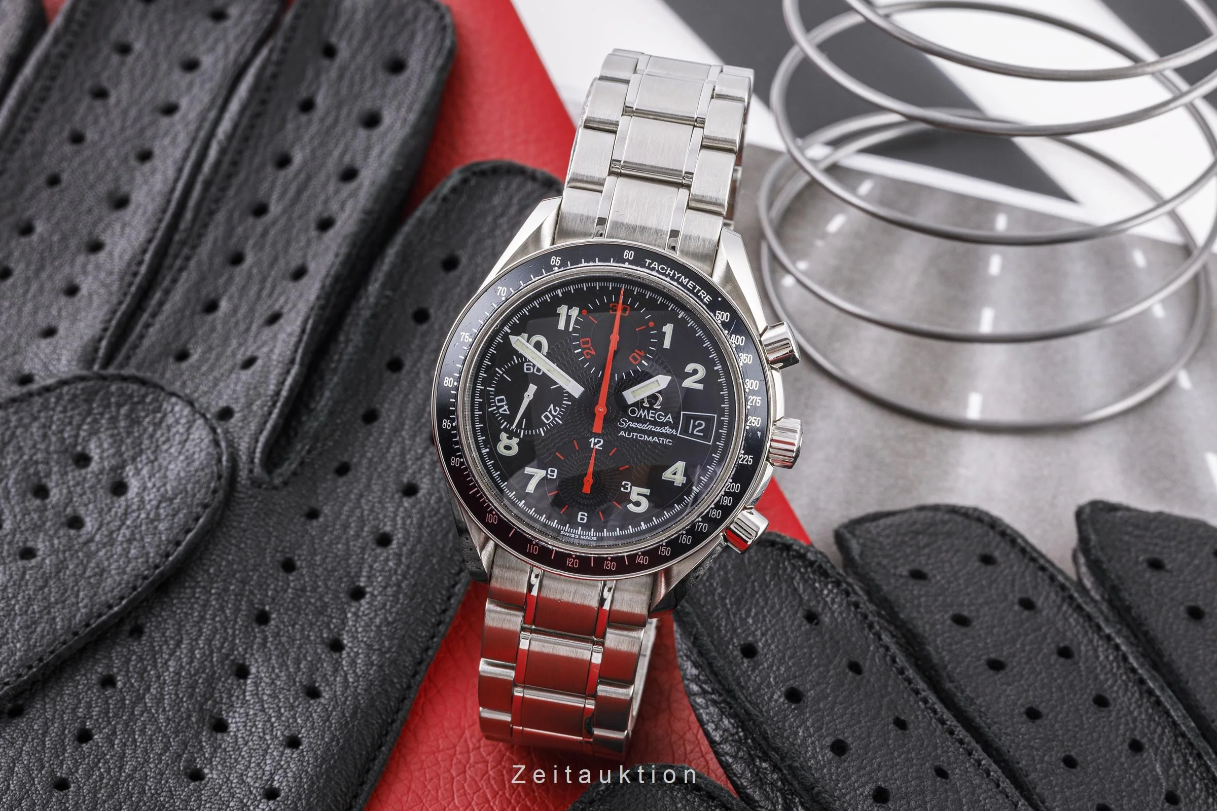 Omega Speedmaster chronograph steel automatic men's watch 175.0083, 375.0083, 3513.53.00 LP: 6100EUR  [2304125] - Image 3