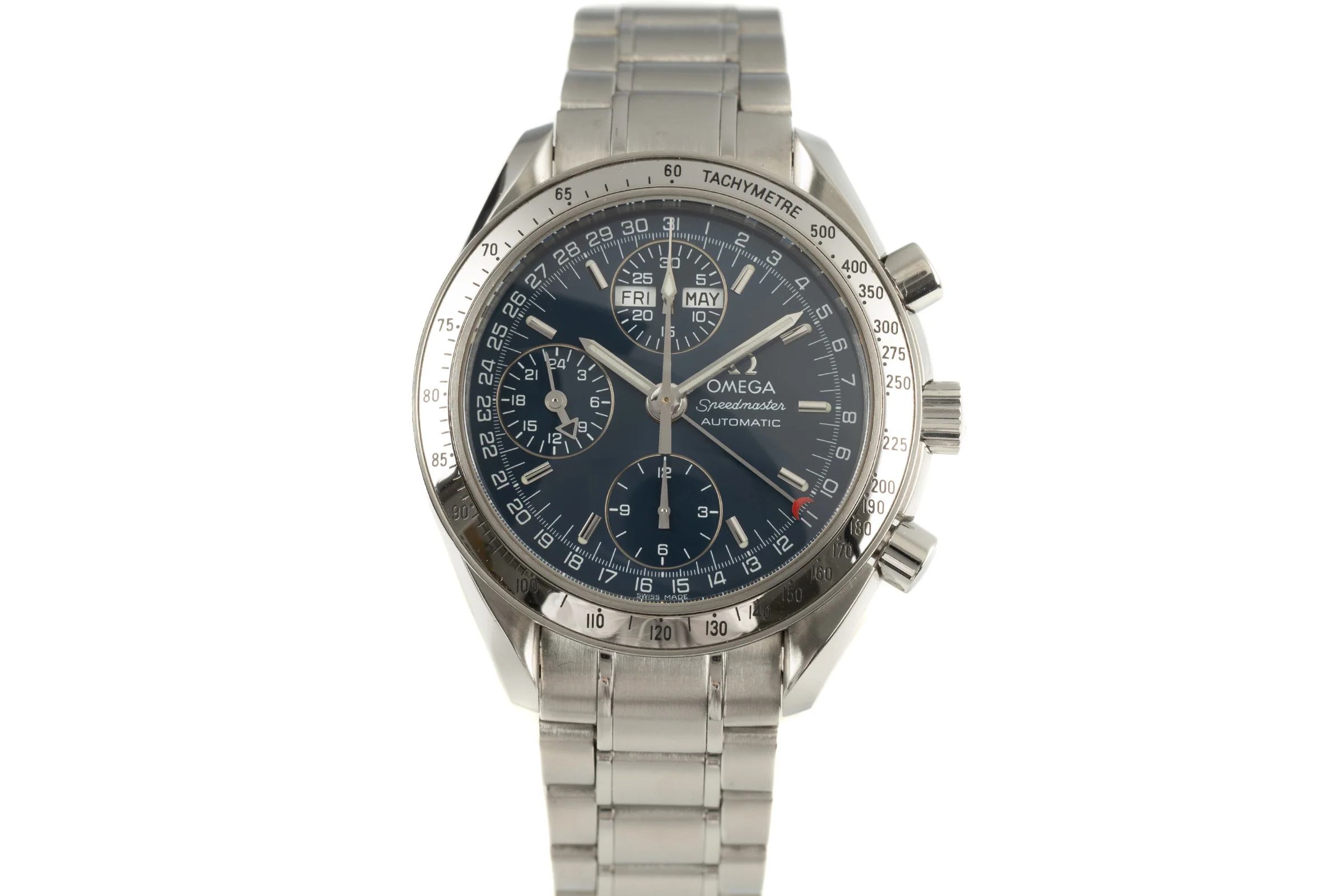 Omega Speedmaster chronograph steel automatic men's watch 175.0084, 3523.80.00  [2100506] - Image 4