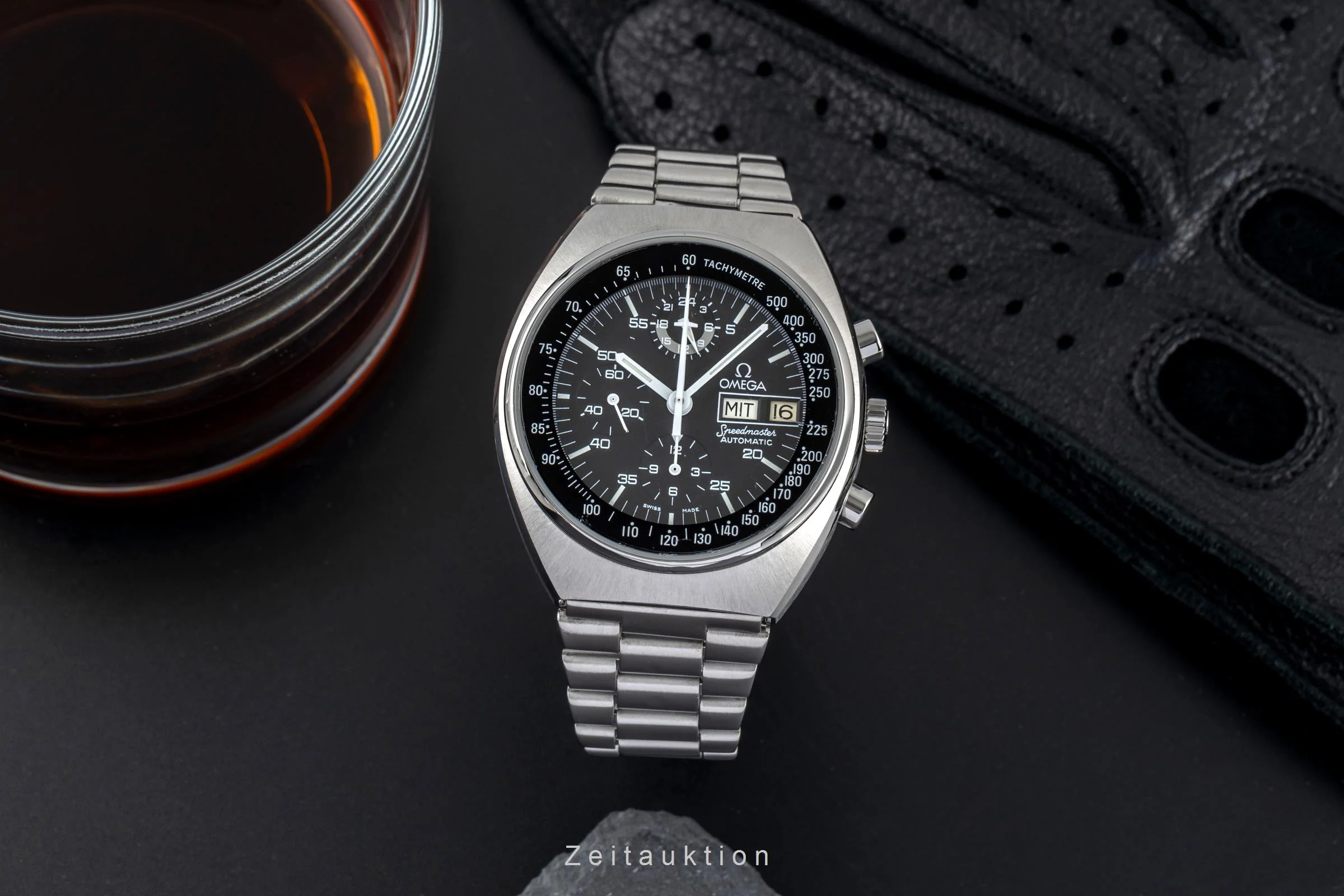 Omega Speedmaster chronograph steel automatic men's watch 176.0012 Vintage  [2504284] - Image 4