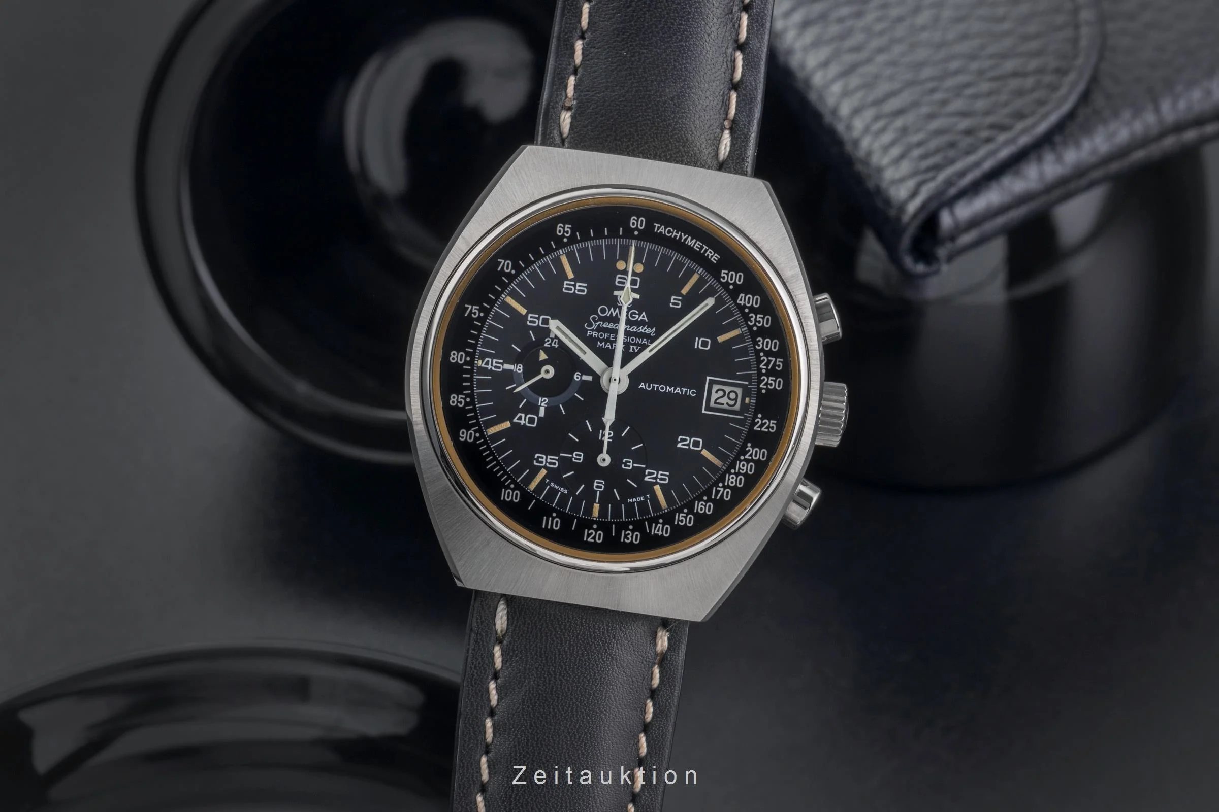 Omega Speedmaster chronograph steel automatic men's watch 176.009  [2503660] - Image 2