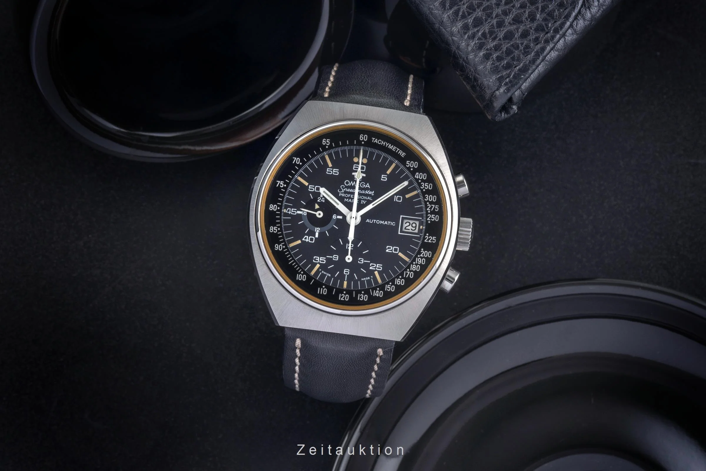 Omega Speedmaster chronograph steel automatic men's watch 176.009  [2503660] - Image 4