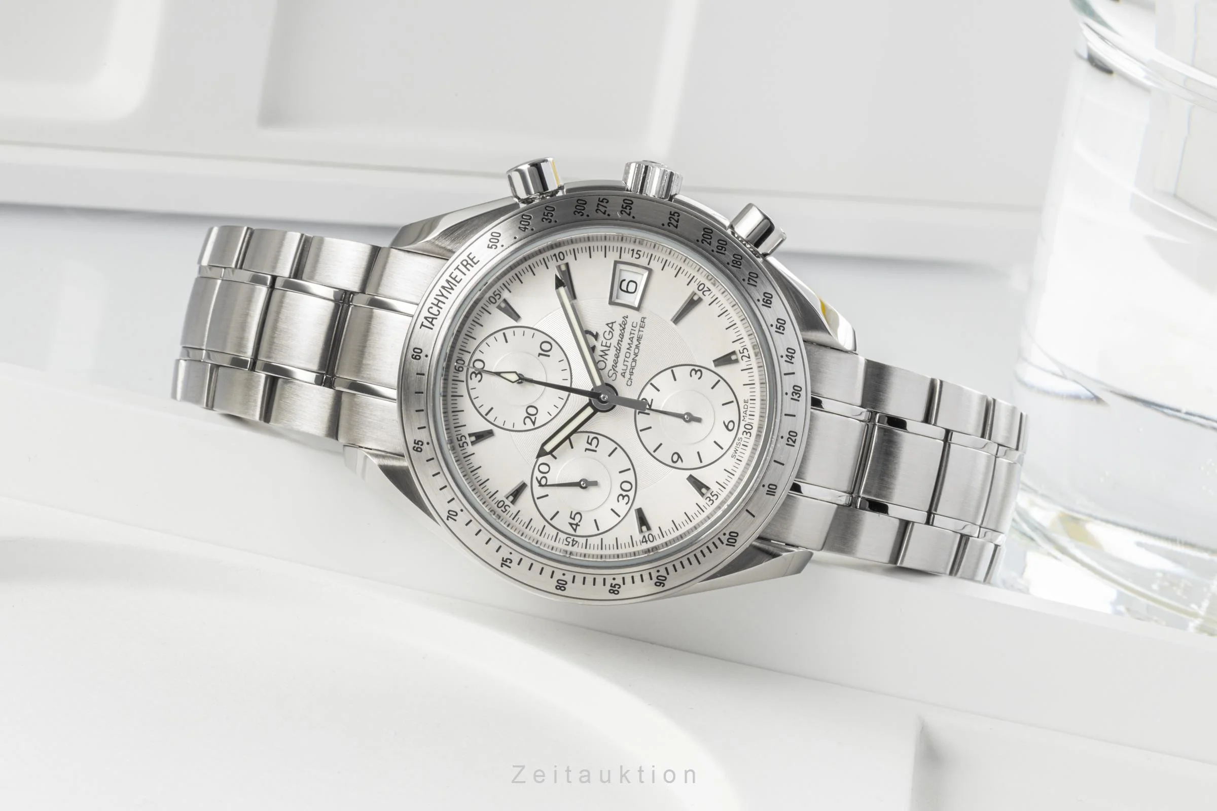 Omega Speedmaster chronograph steel automatic men's watch 178.0055, 3211.30.00 LP: 5900EUR  [2300040] - Image 2