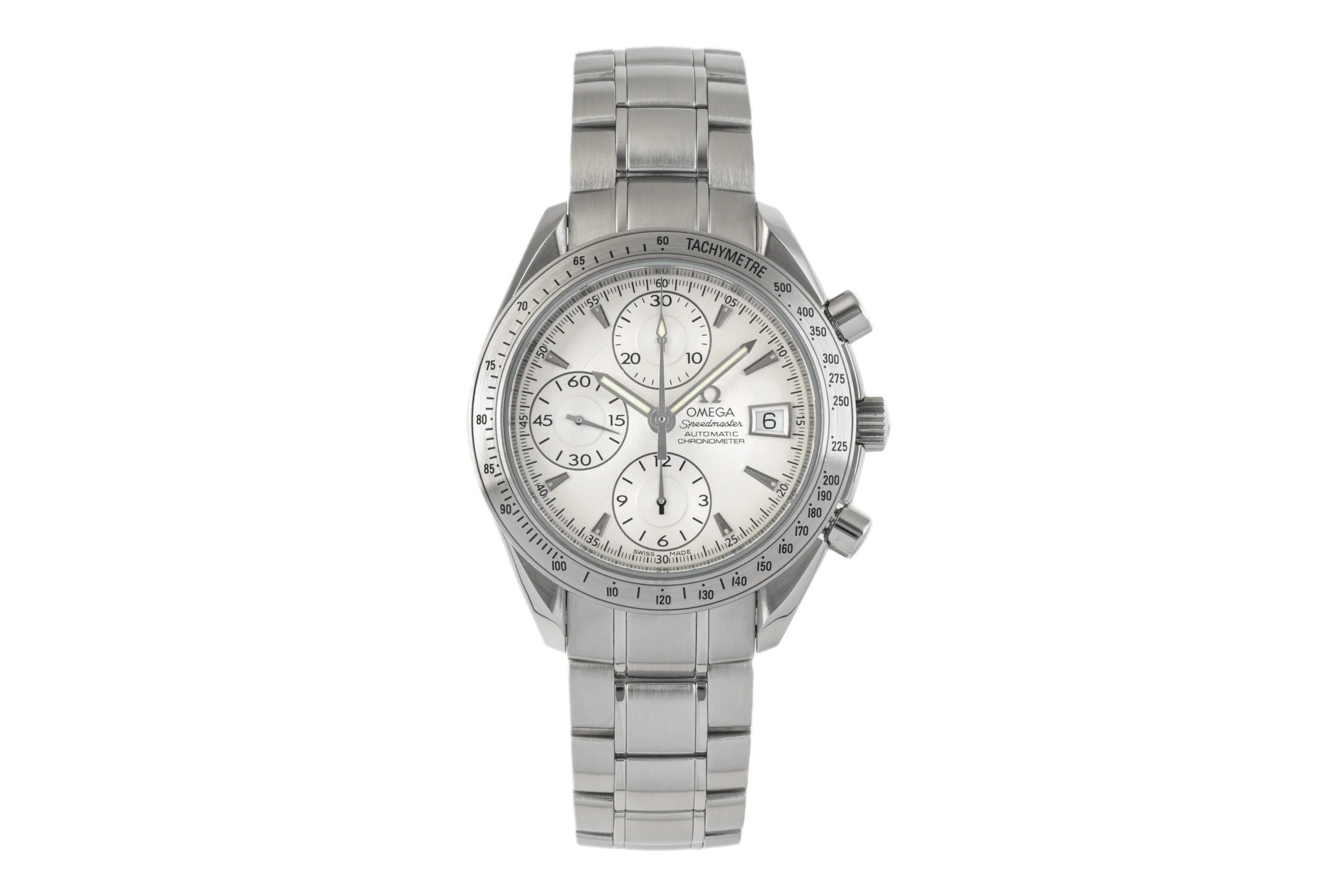 Omega Speedmaster chronograph steel automatic men's watch 178.0055, 3211.30.00 LP: 5900EUR  [2300040] - Image 4