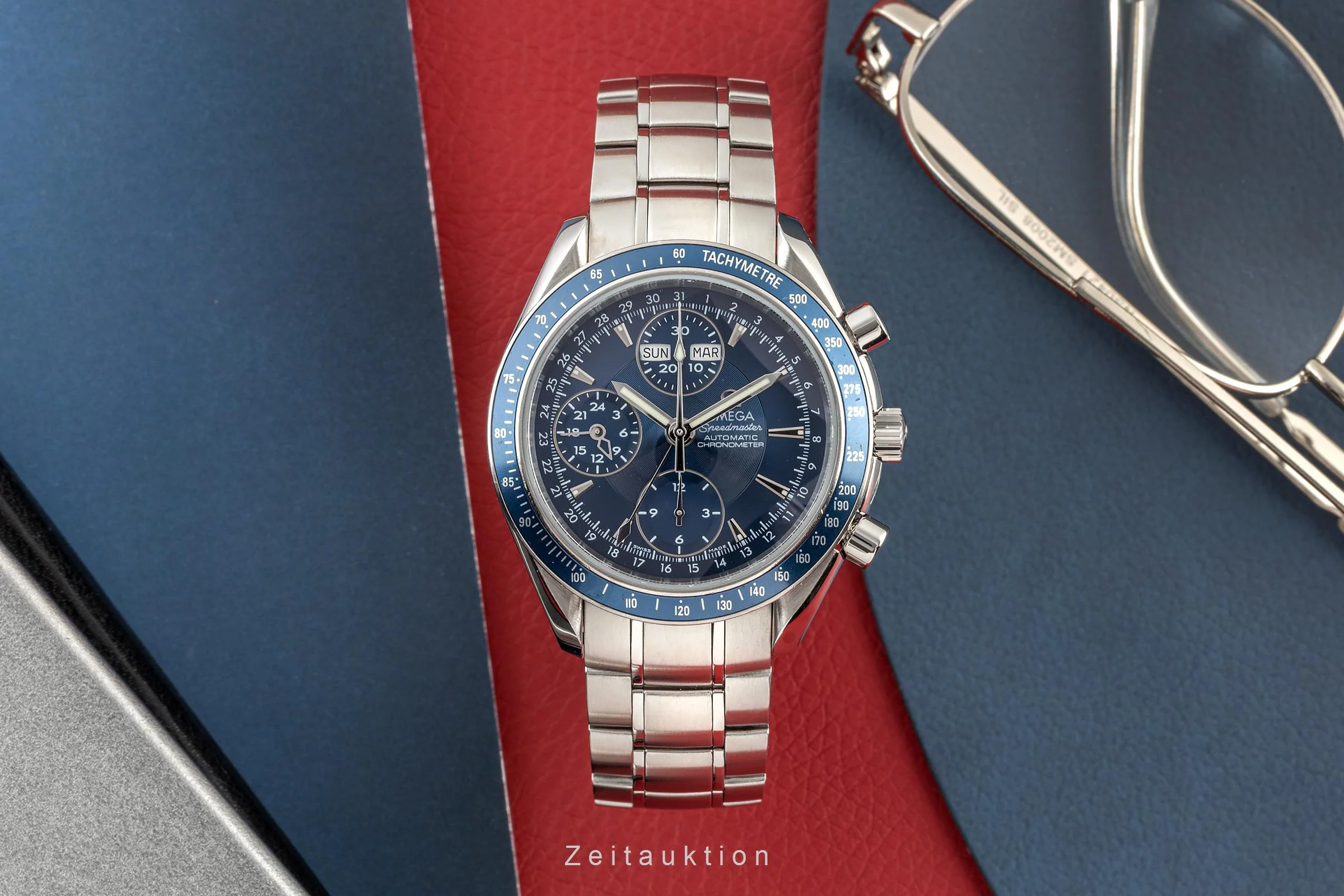 Omega Speedmaster chronograph steel automatic men's watch 178.0058, 3222.80.00 LP: 6100EUR  [2304176] - Image 3