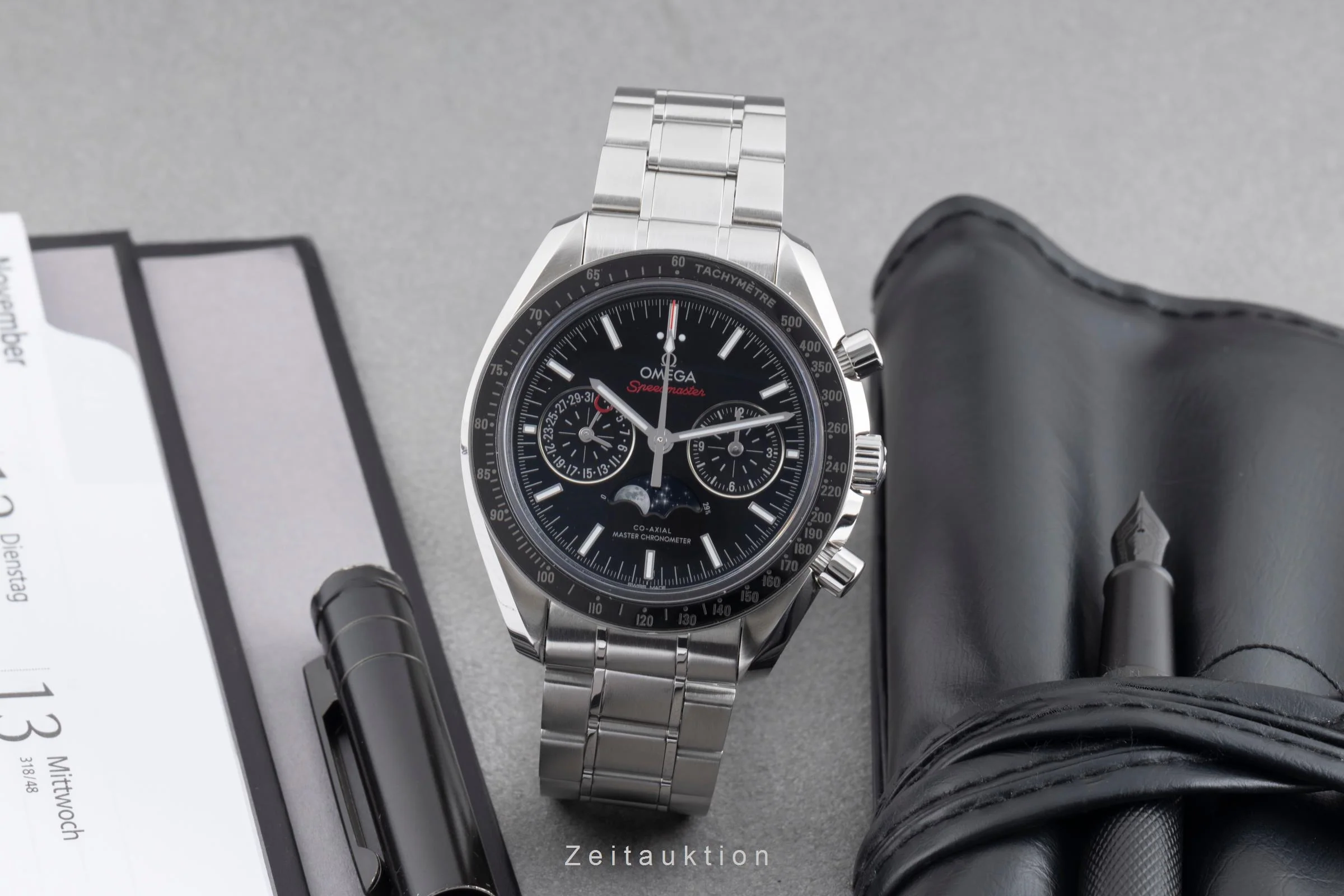 Omega Speedmaster chronograph steel automatic men's watch 304.30.44.52.01.001 LP: 12600EUR  [2503684] - Image 4
