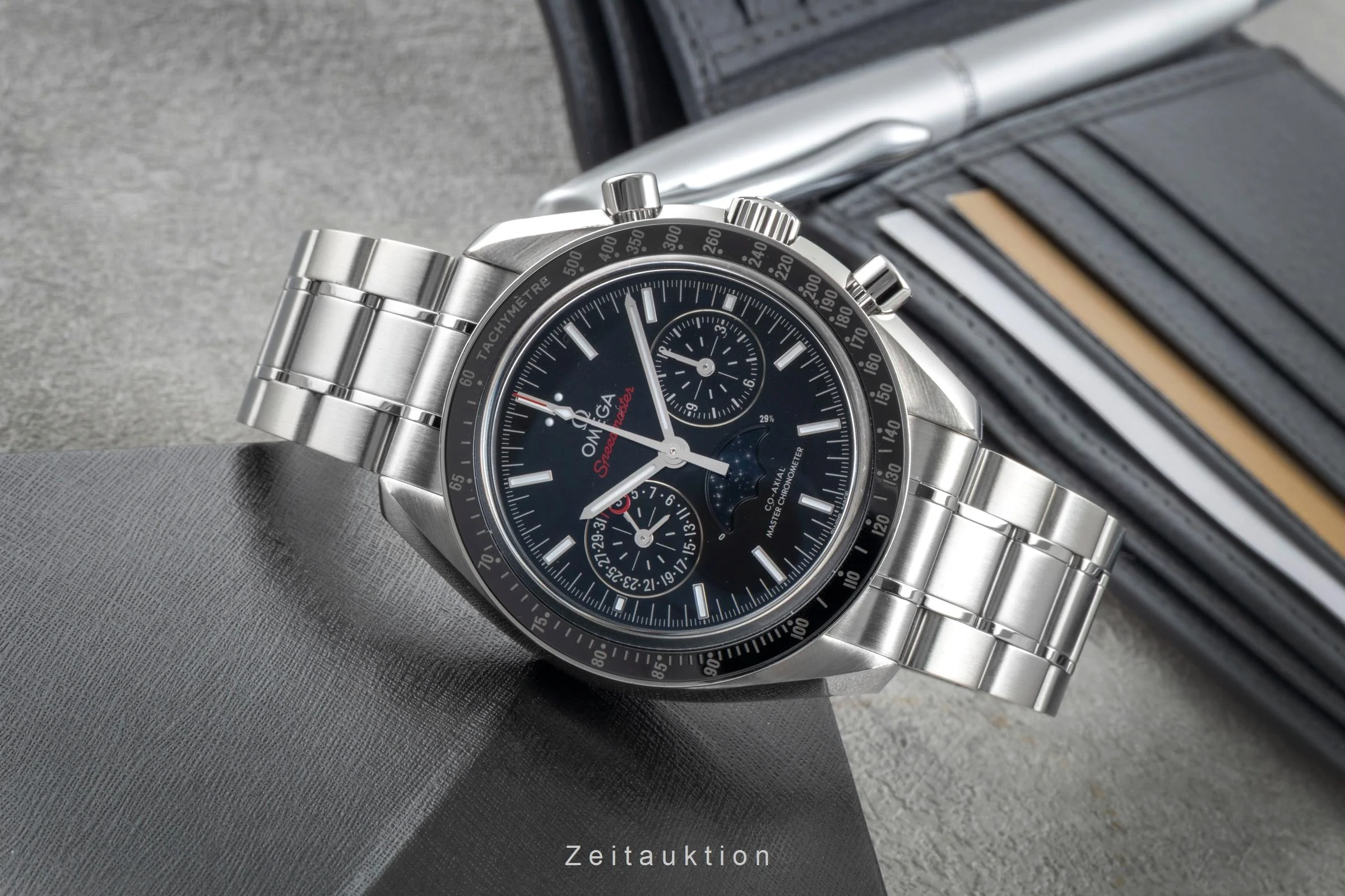 Omega Speedmaster chronograph steel automatic men's watch 304.30.44.52.01.001 LP: 12600EUR  [2506945] - Image 3