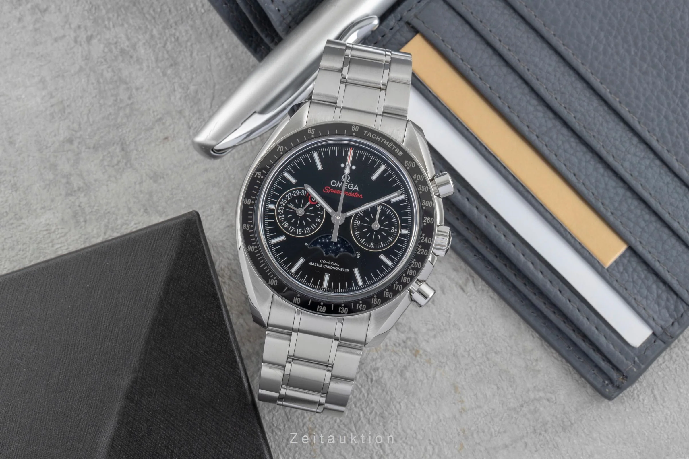 Omega Speedmaster chronograph steel automatic men's watch 304.30.44.52.01.001 LP: 12600EUR  [2506945] - Image 4