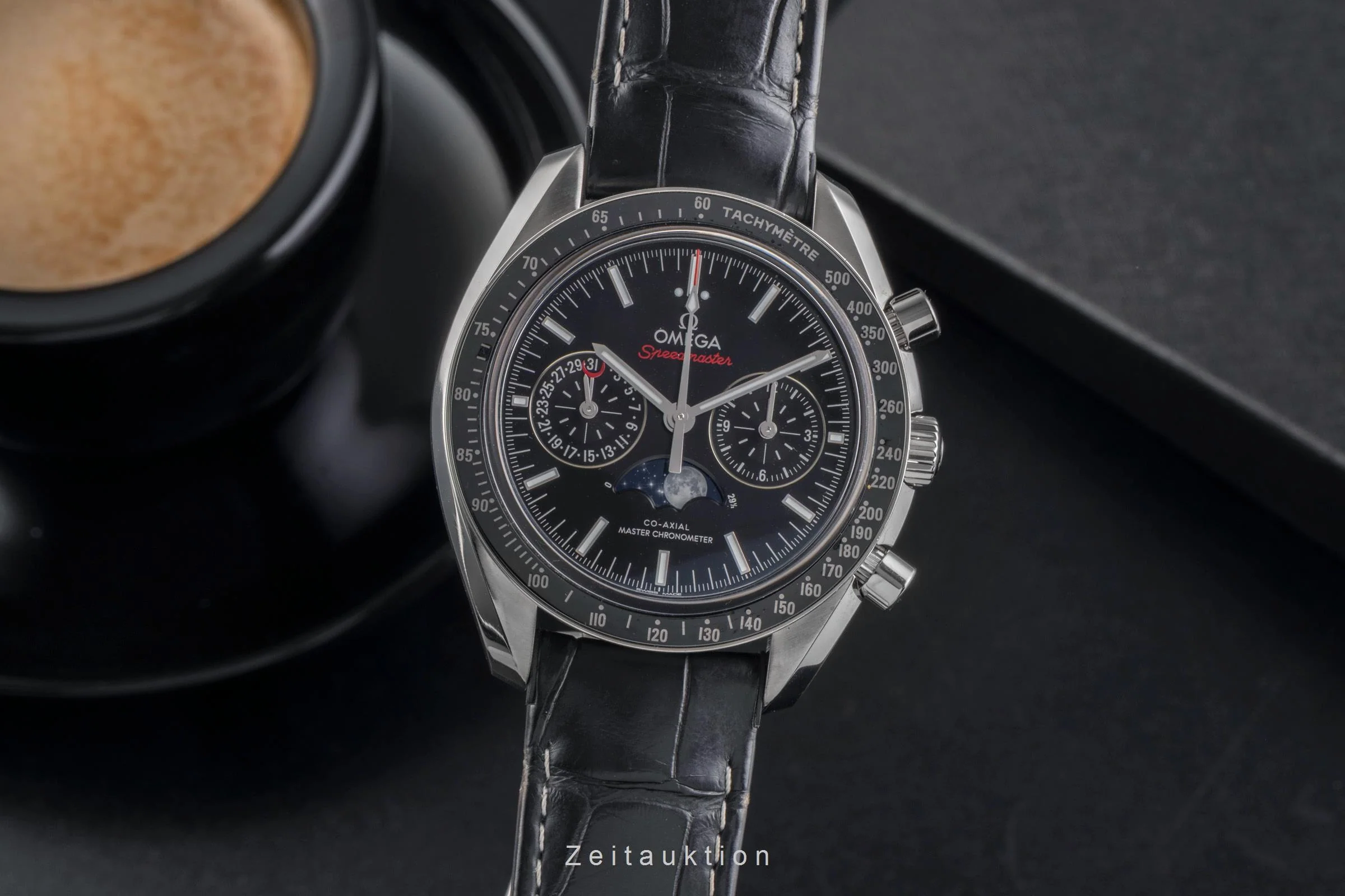 Omega Speedmaster chronograph steel automatic men's watch 304.33.44.52.01.001 LP: 12200EUR  [2503513] - Image 2