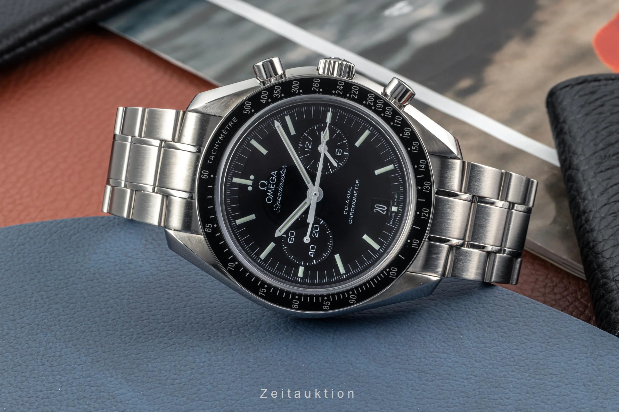 Omega Speedmaster chronograph steel automatic men's watch 311.33.44.51.01.001 LP: 10400EUR  [2304404] - Image 2