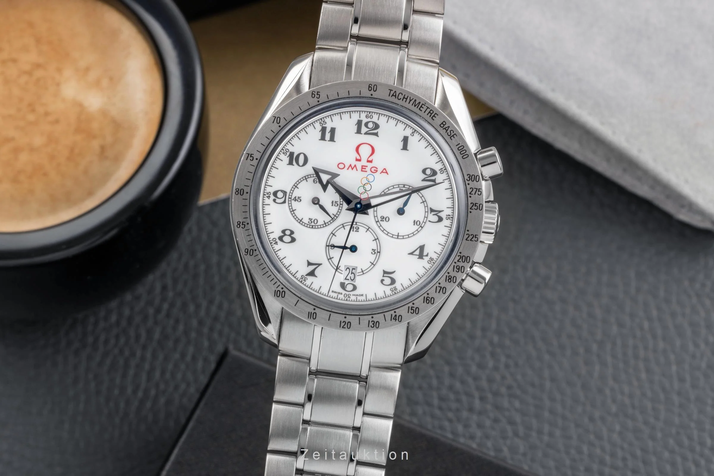 Omega Speedmaster chronograph steel automatic men's watch 321.10.42.50.04.001  [2502482] - Image 2