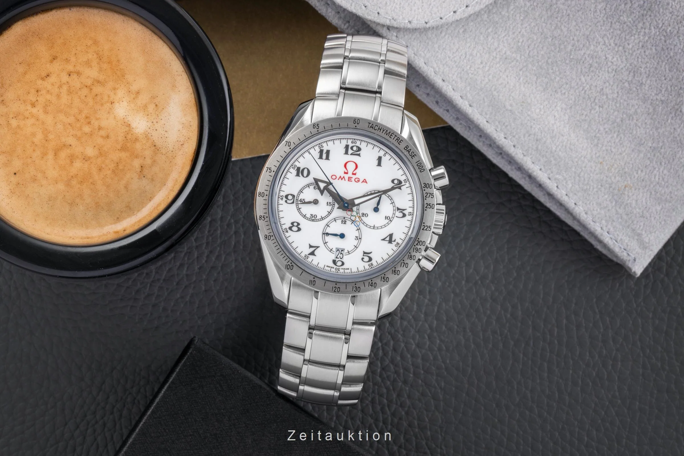Omega Speedmaster chronograph steel automatic men's watch 321.10.42.50.04.001  [2502482] - Image 4