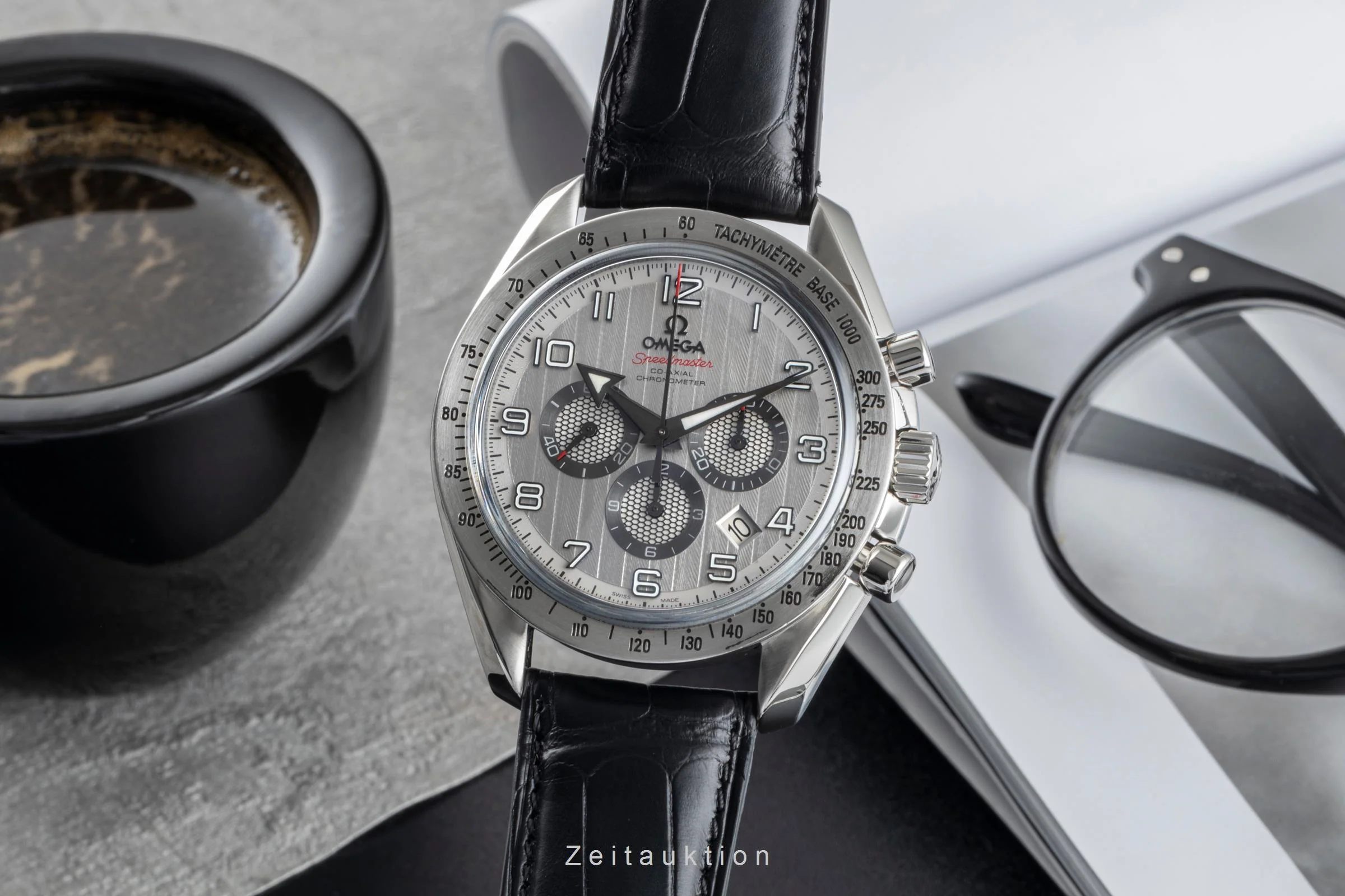 Omega Speedmaster chronograph steel automatic men's watch 321.10.44.50.02.001  [2506126] - Image 2