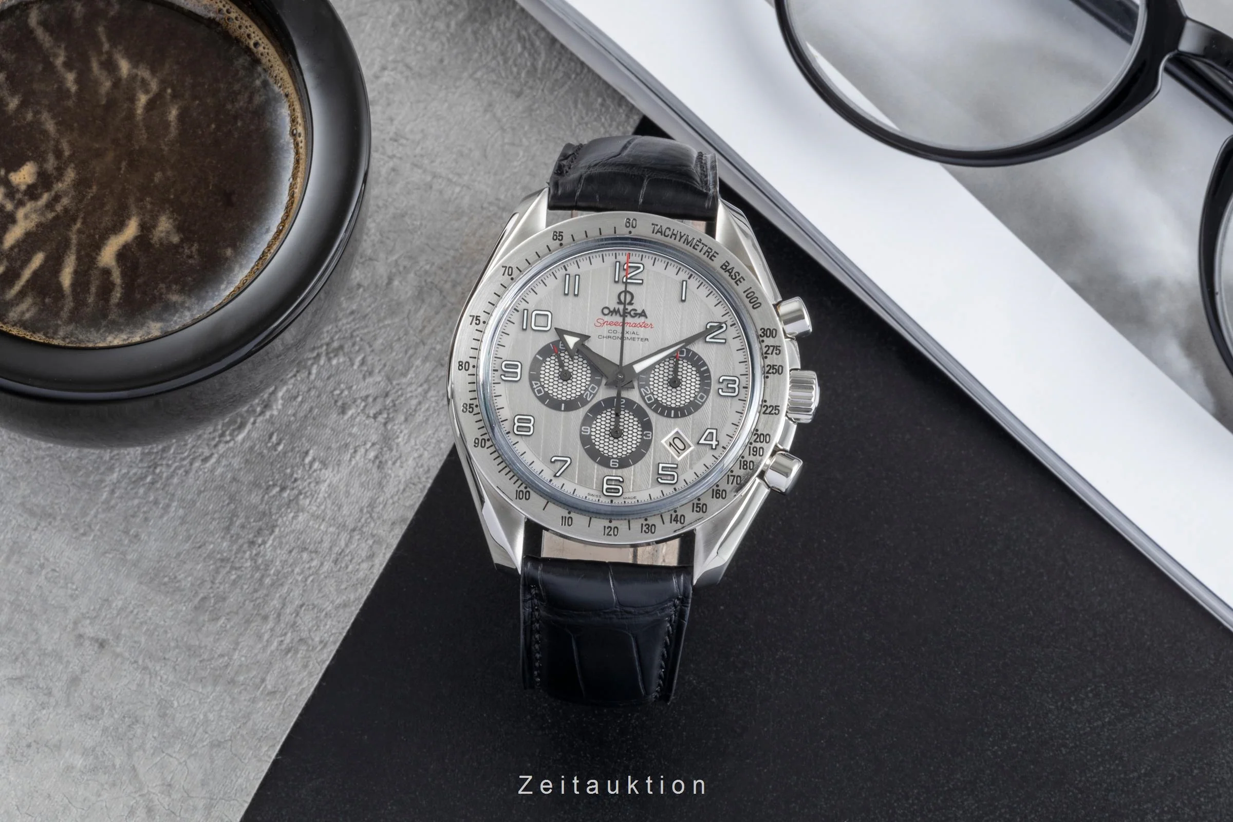 Omega Speedmaster chronograph steel automatic men's watch 321.10.44.50.02.001  [2506126] - Image 4