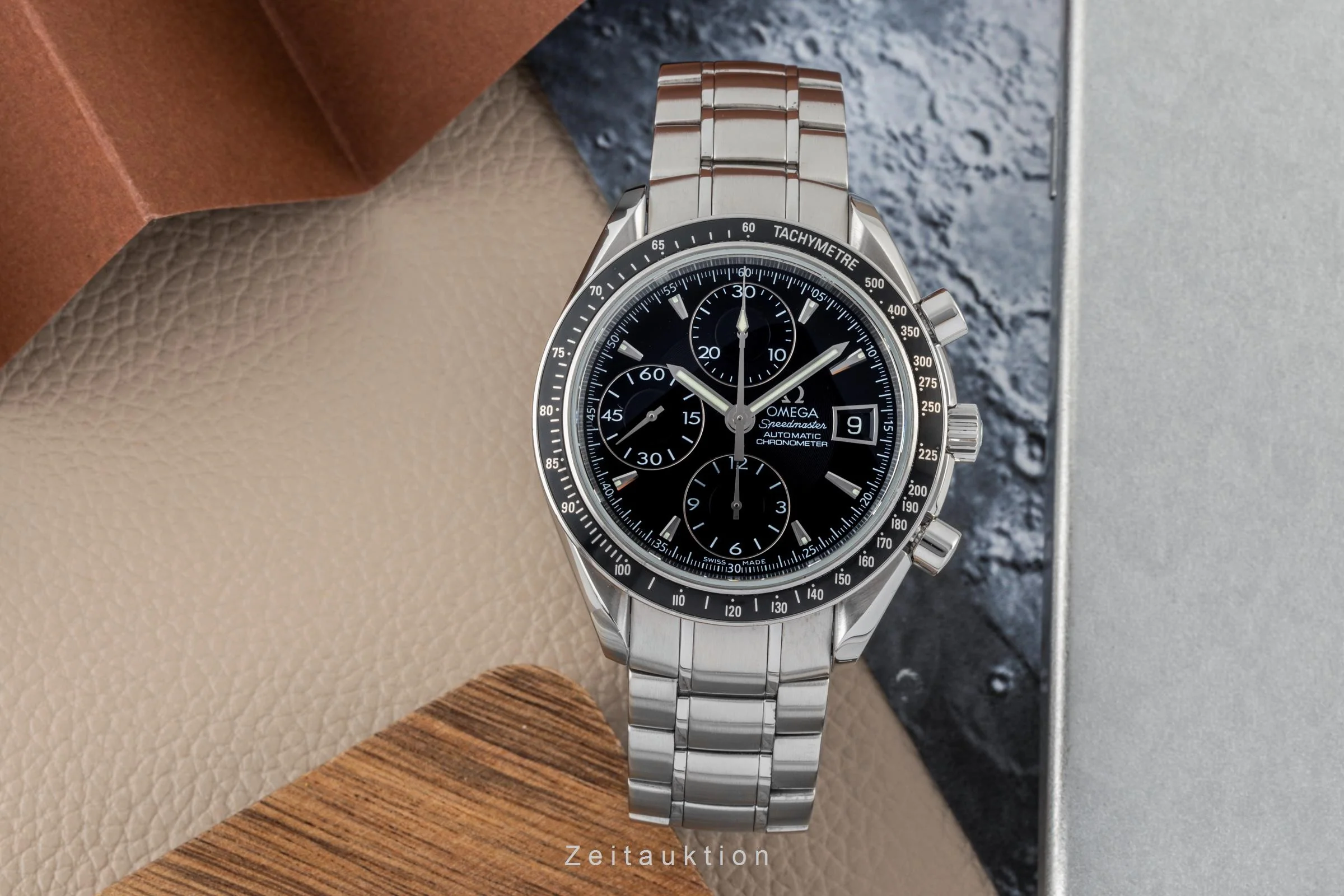 Omega Speedmaster chronograph steel automatic men's watch 3210.50.00, 178.0056 LP: 6100EUR  [2304808] - Image 3