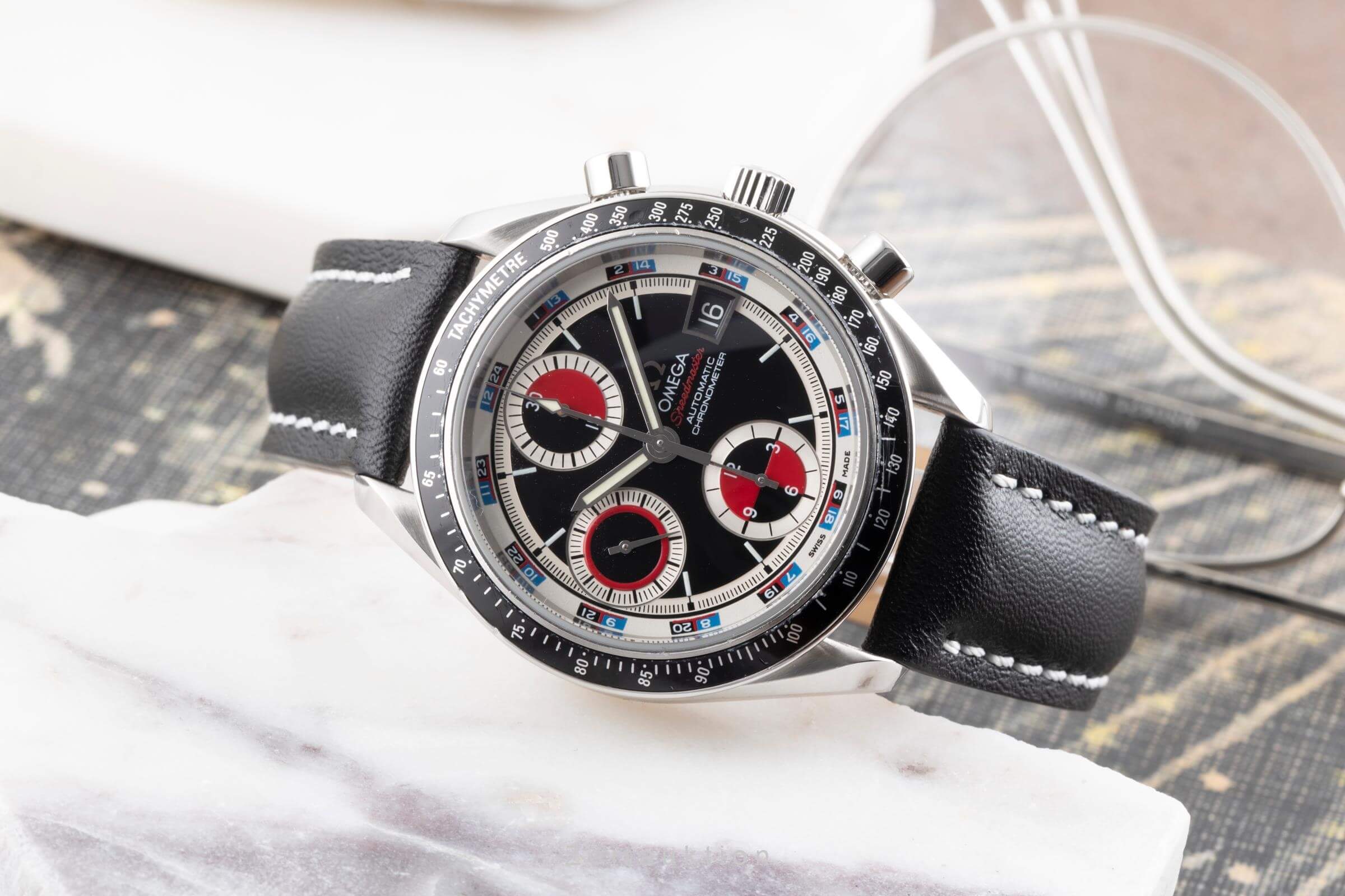 Omega Speedmaster chronograph steel automatic men's watch 3210.52.00, 178.0055  [2404880] - Image 2