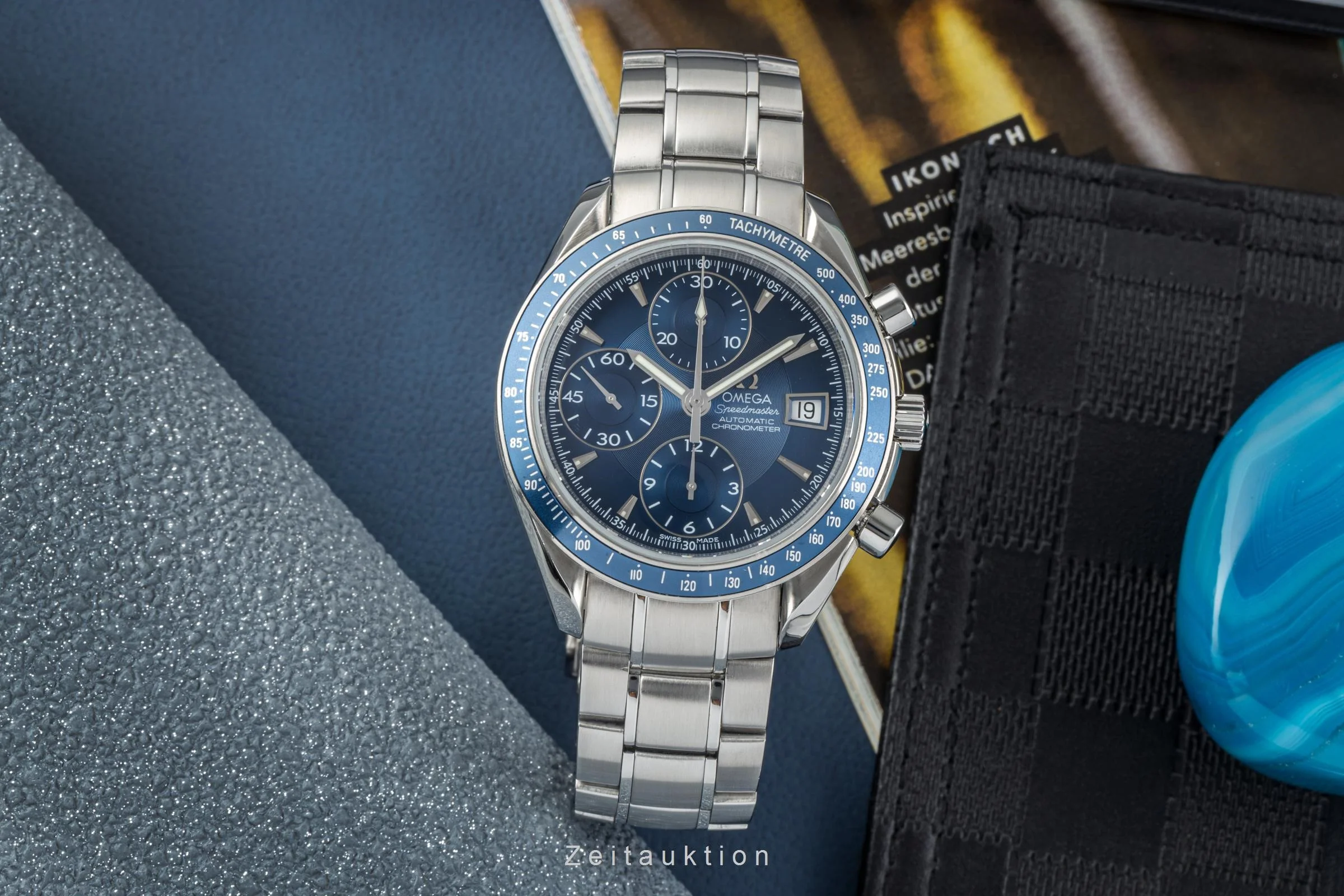 Omega Speedmaster chronograph steel automatic men's watch 3212.80.00, 178.0057 LP: 6100EUR  [2304258] - Image 3