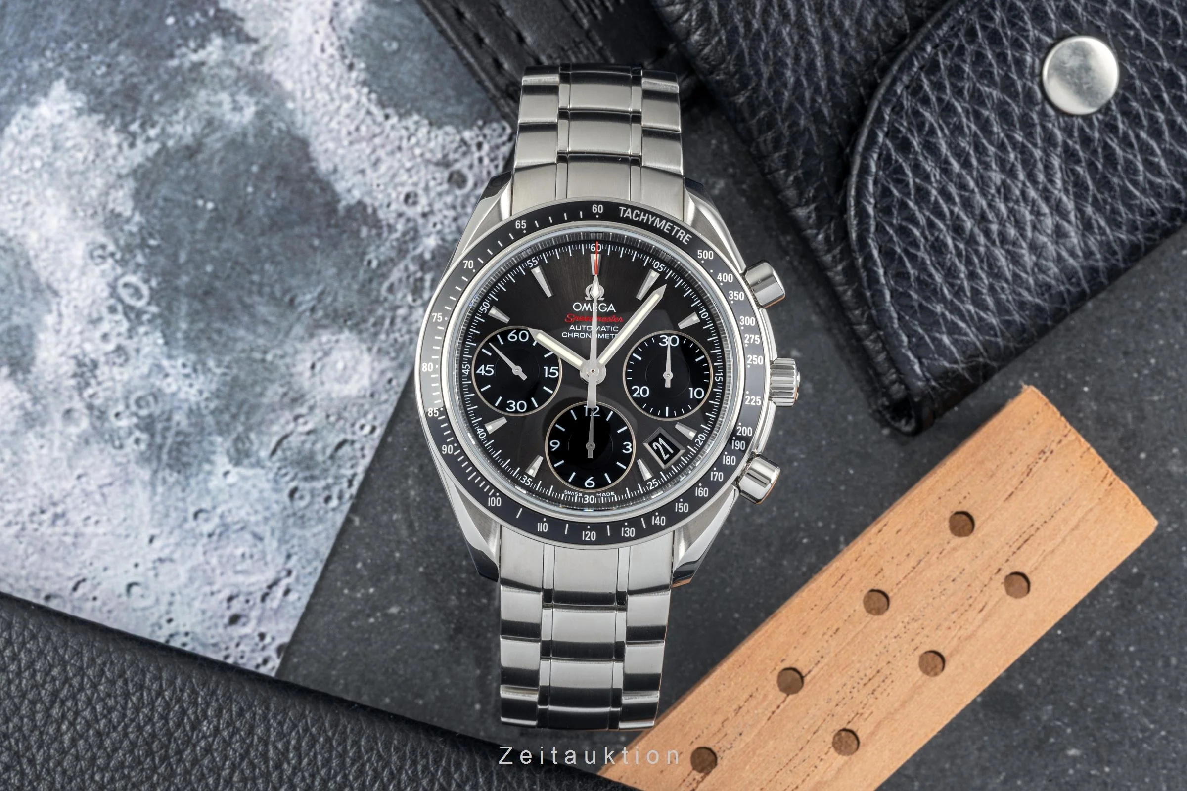Omega Speedmaster chronograph steel automatic men's watch 323.30.40.40.06.001,178.0066 LP: 10100EUR  [2302727] - Image 3