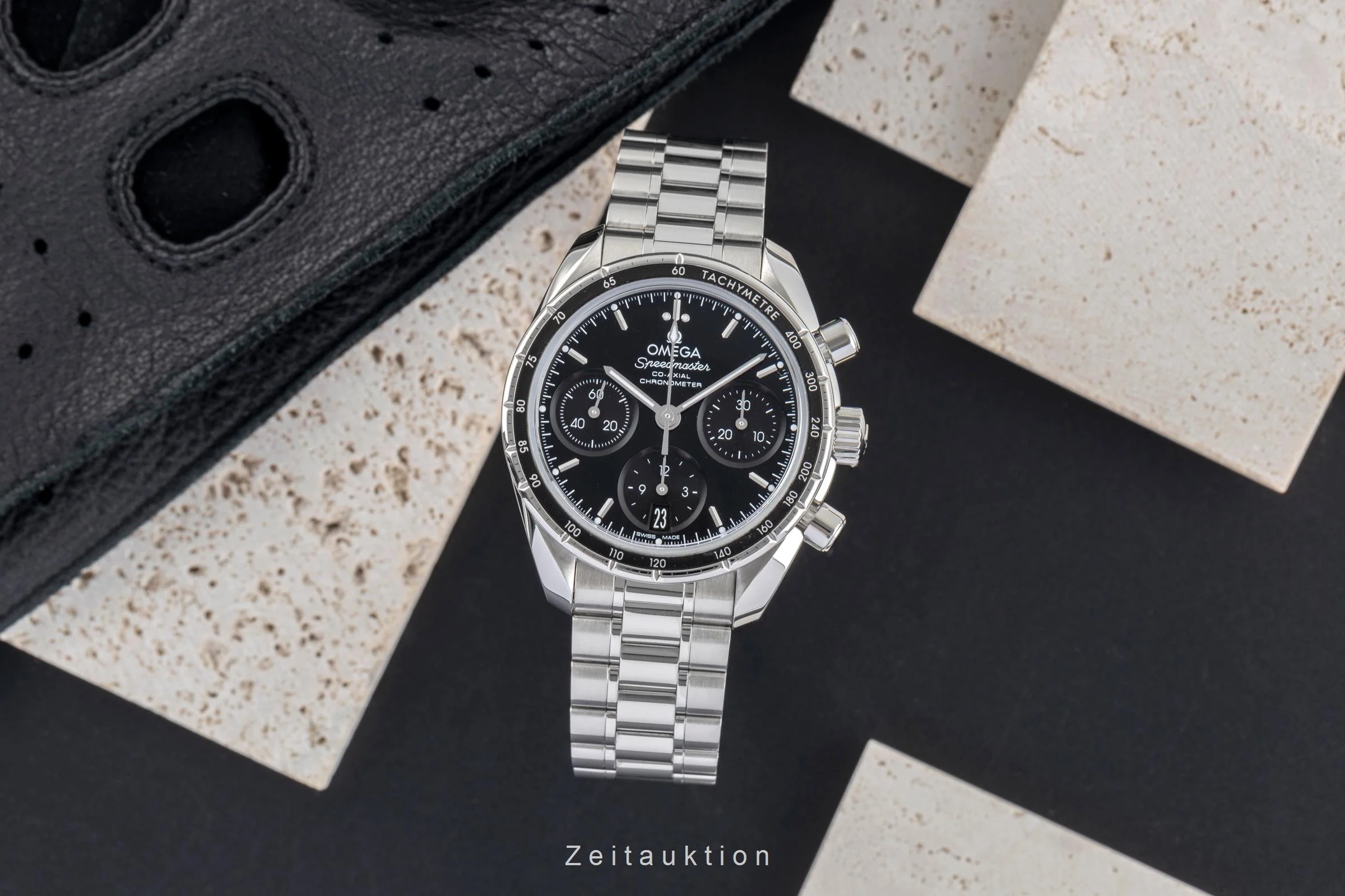 Omega Speedmaster chronograph steel automatic men's watch 324.30.38.50.01.001  [2502604] - Image 4