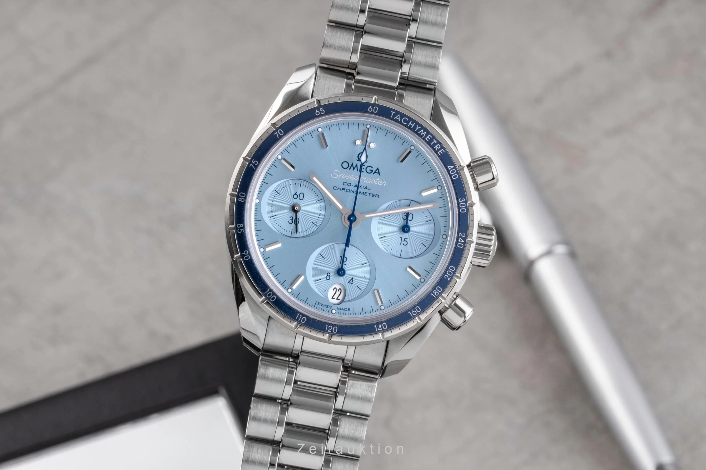 Omega Speedmaster chronograph steel automatic men's watch 324.30.38.50.03.001 LP: 6100EUR  [2505275] - Image 2