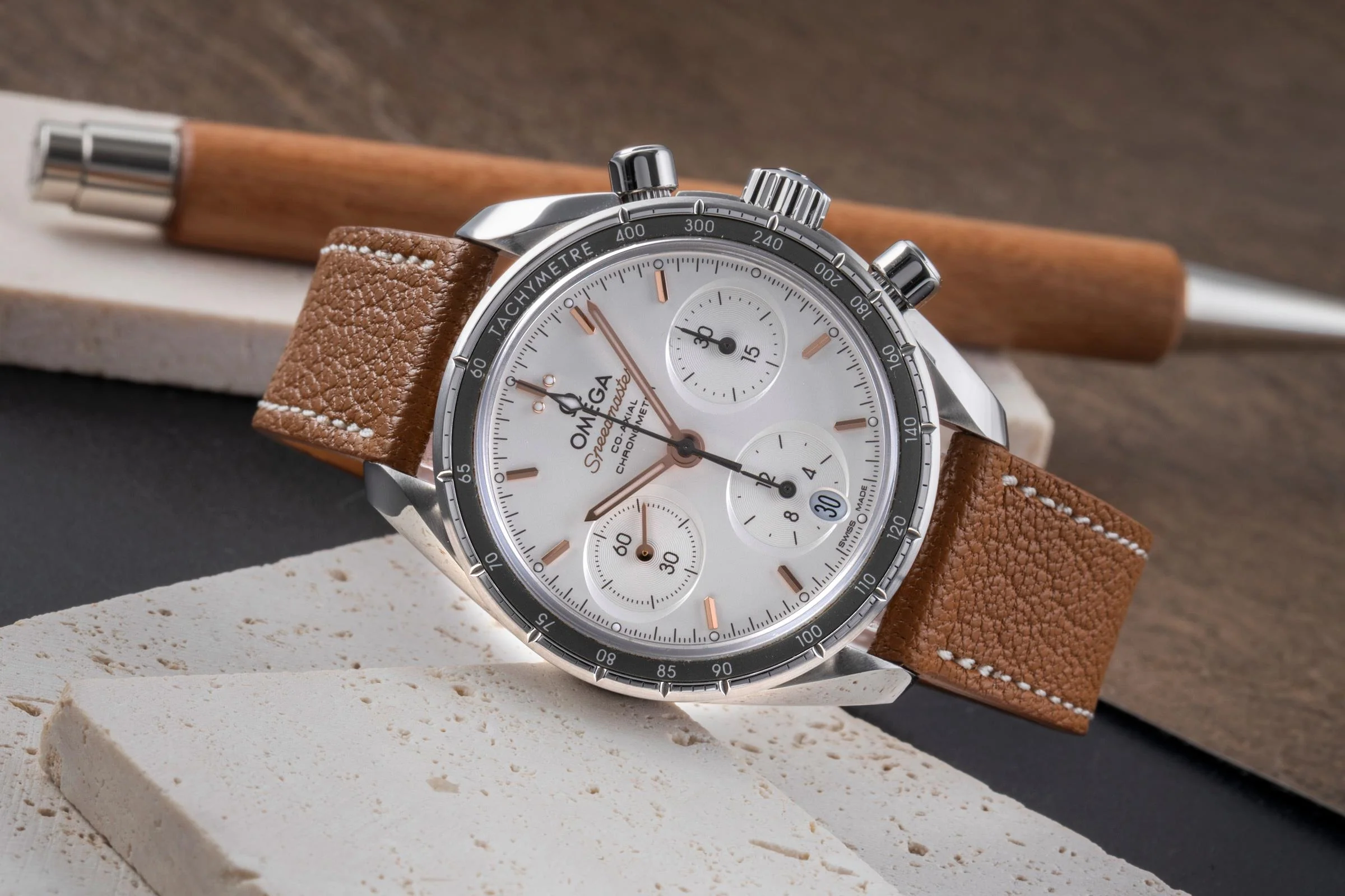 Omega Speedmaster chronograph steel automatic men's watch 324.32.38.50.02.001 LP: 5700EUR  [2506040] - Image 3