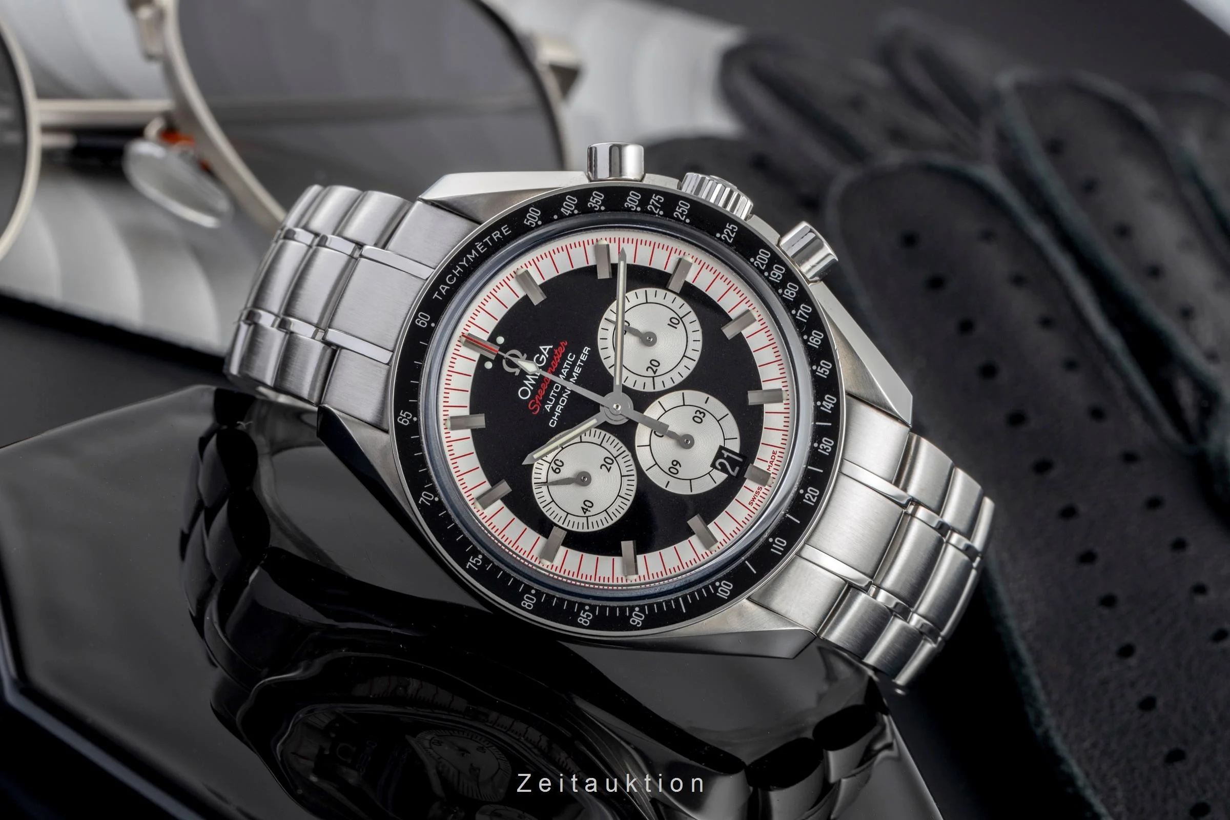 Omega Speedmaster chronograph steel automatic men's watch 3507.51.00  [2503977] - Image 3