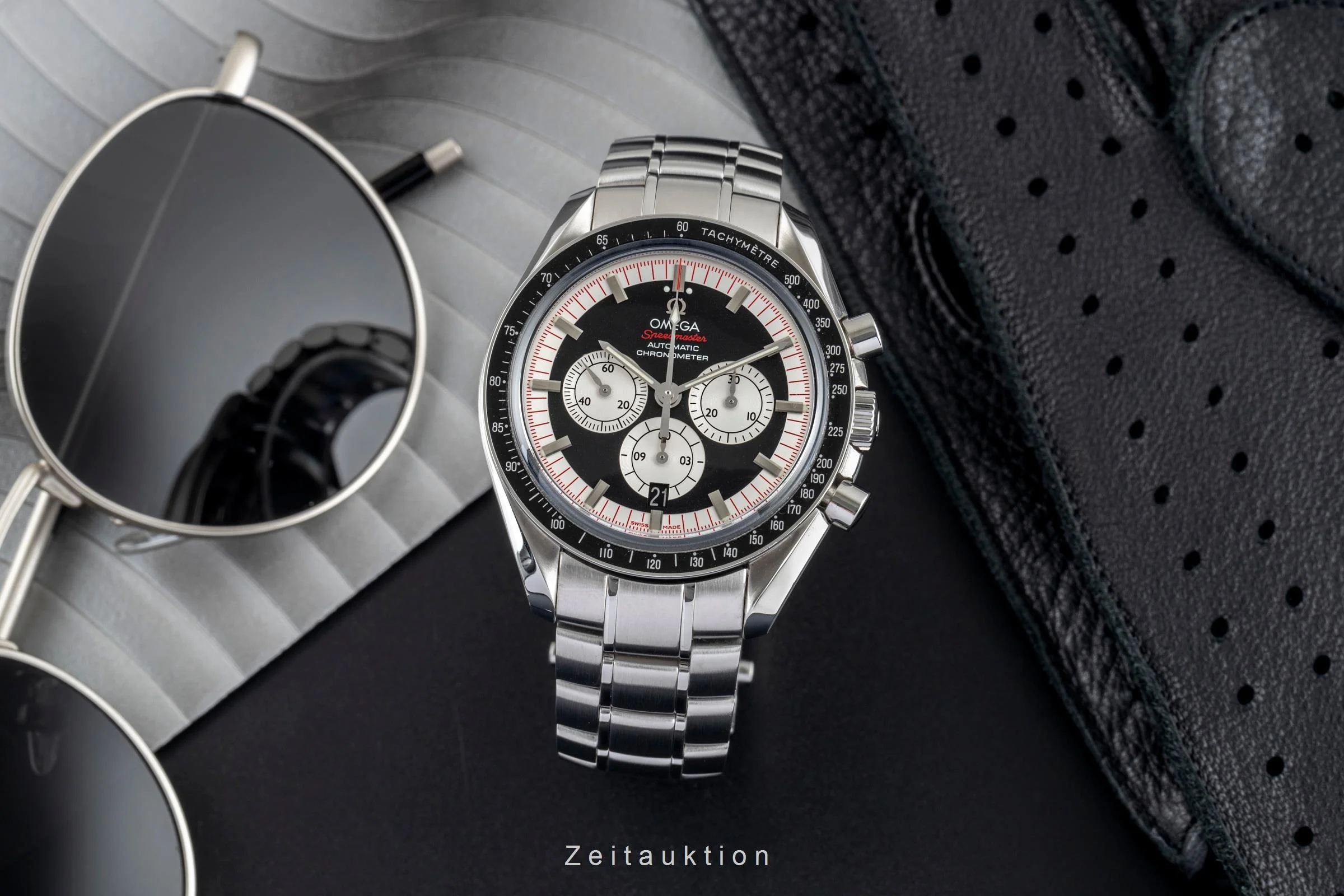 Omega Speedmaster chronograph steel automatic men's watch 3507.51.00  [2503977] - Image 4