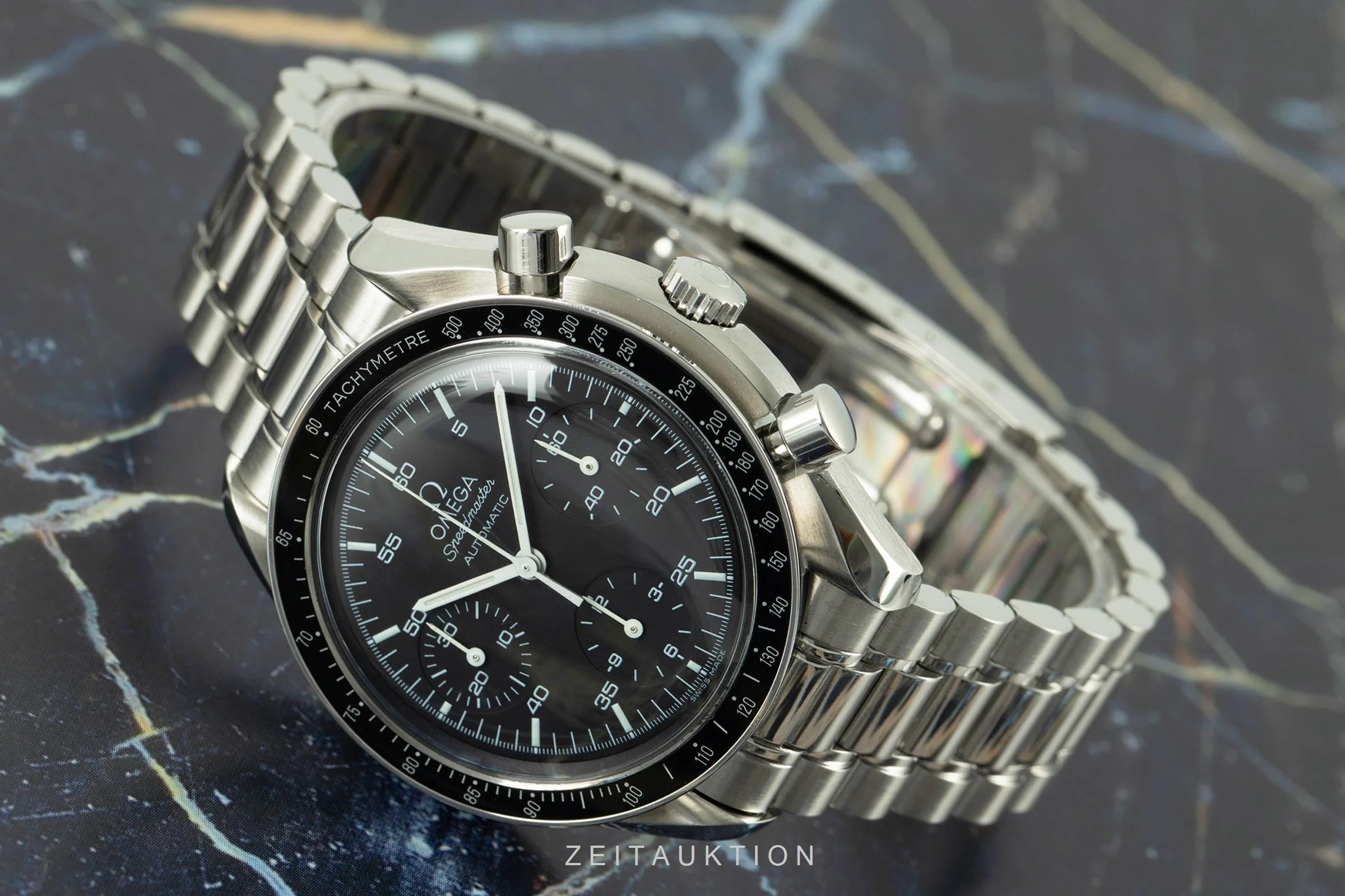 Omega Speedmaster chronograph steel automatic men's watch 3510.50.00, 175.0032  [2104825] - Image 3