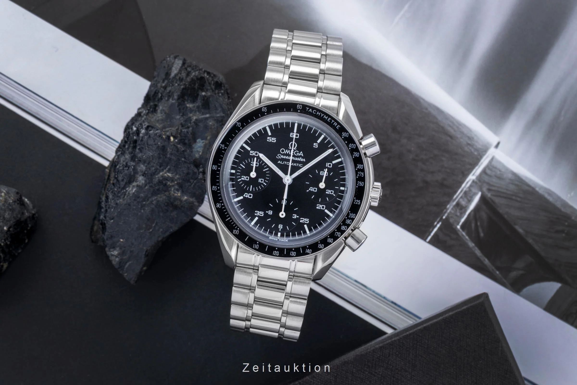 Omega Speedmaster chronograph steel automatic men's watch 3510.50.00 , 175.0032  [2505195] - Image 4