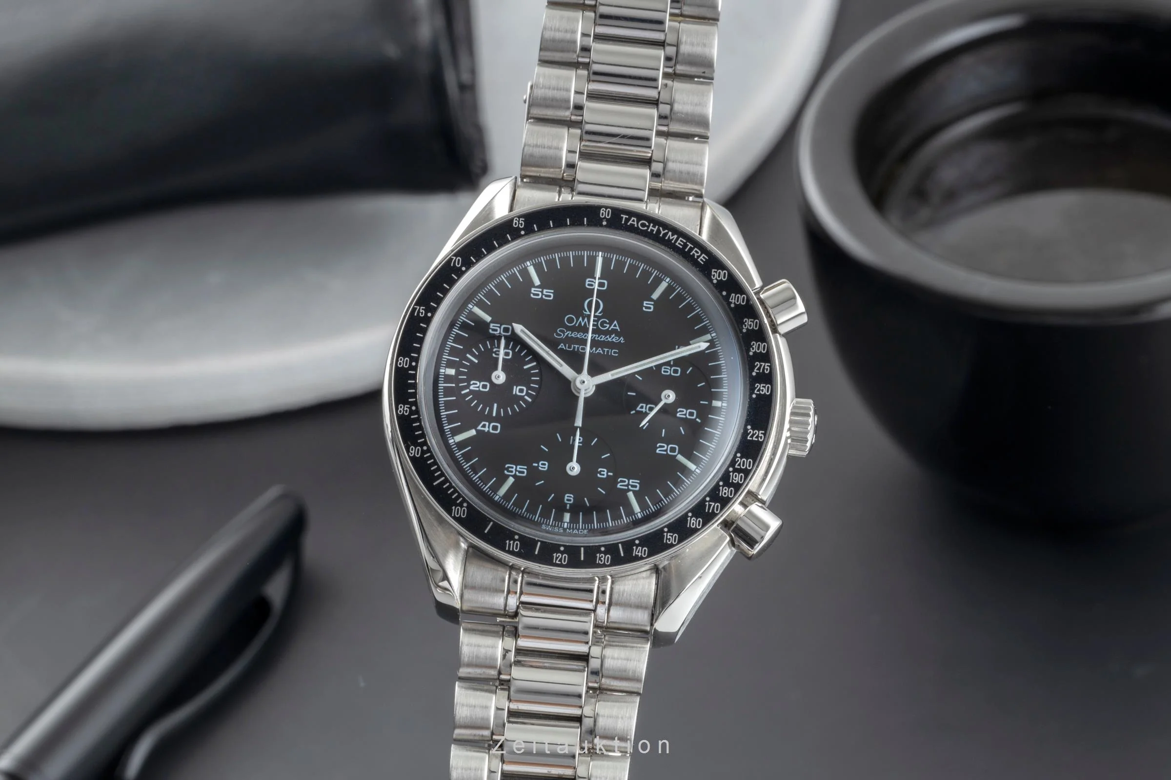 Omega Speedmaster chronograph steel automatic men's watch 3510.50.00 LP: 6100EUR  [2503404] - Image 2