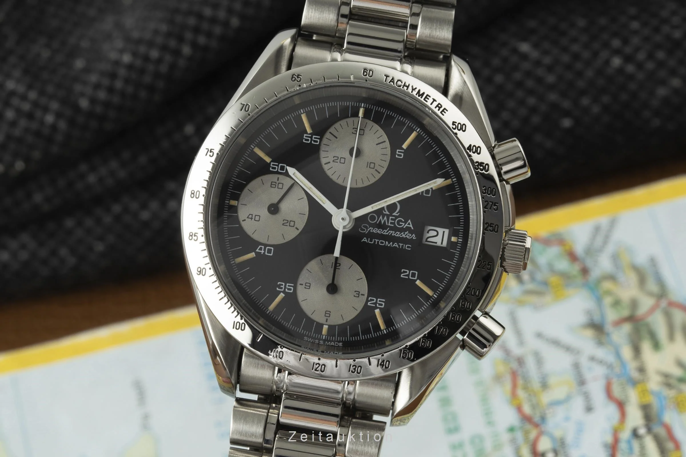 Omega Speedmaster chronograph steel automatic men's watch 3511.50.00, 175.0043, 375.0043  [2202515] - Image 4
