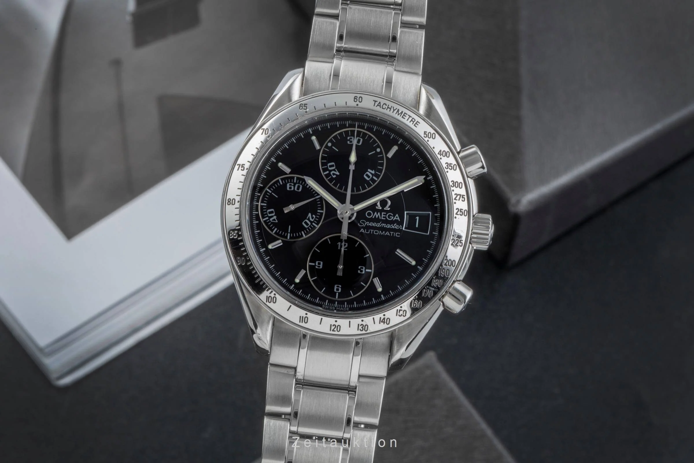 Omega Speedmaster chronograph steel automatic men's watch 3513.50.00 LP: 6100EUR  [2501995] - Image 2