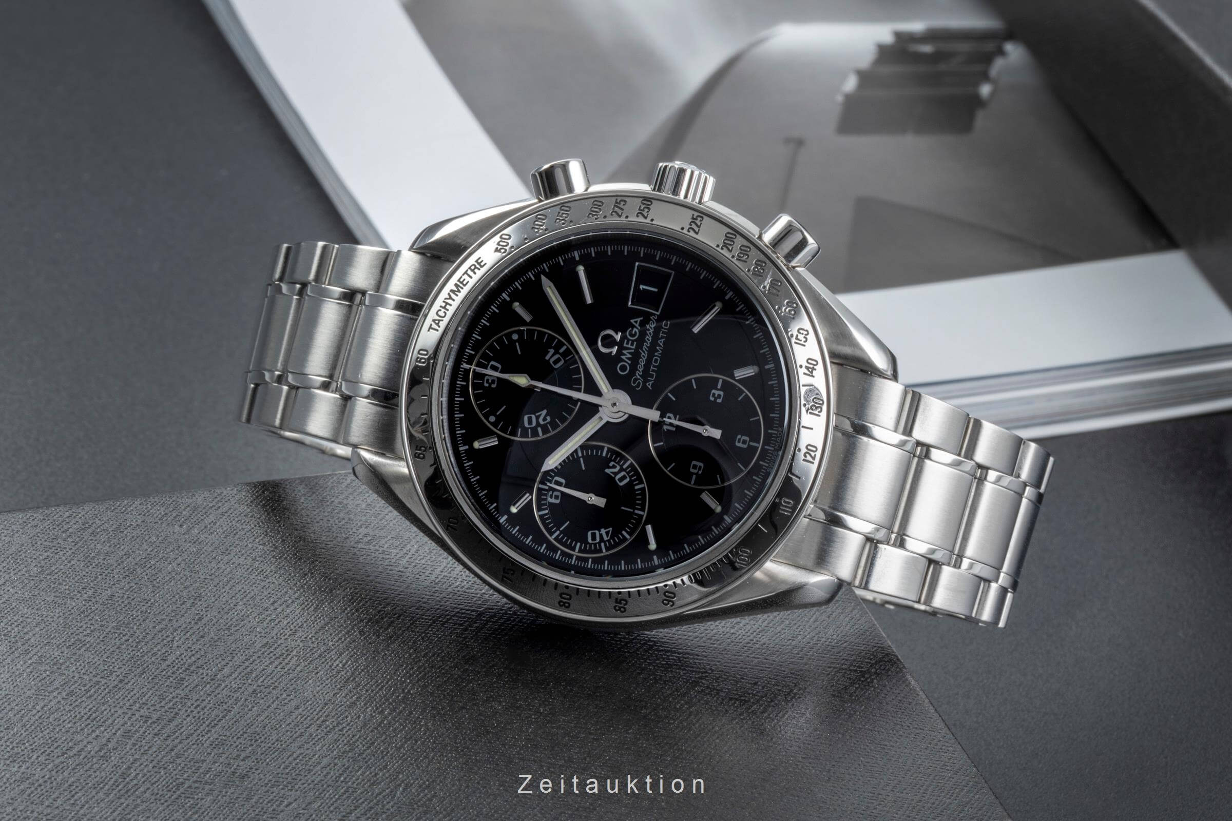 Omega Speedmaster chronograph steel automatic men's watch 3513.50.00 LP: 6100EUR  [2501995] - Image 3