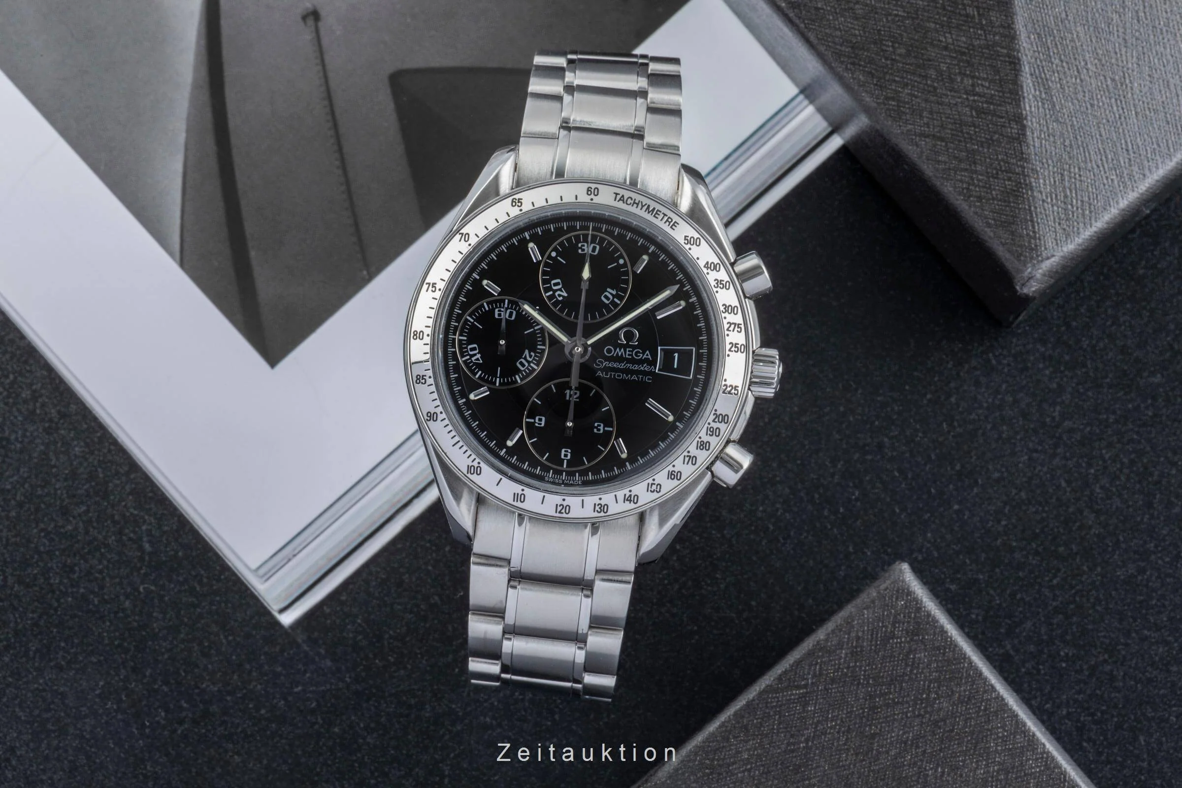 Omega Speedmaster chronograph steel automatic men's watch 3513.50.00 LP: 6100EUR  [2501995] - Image 4