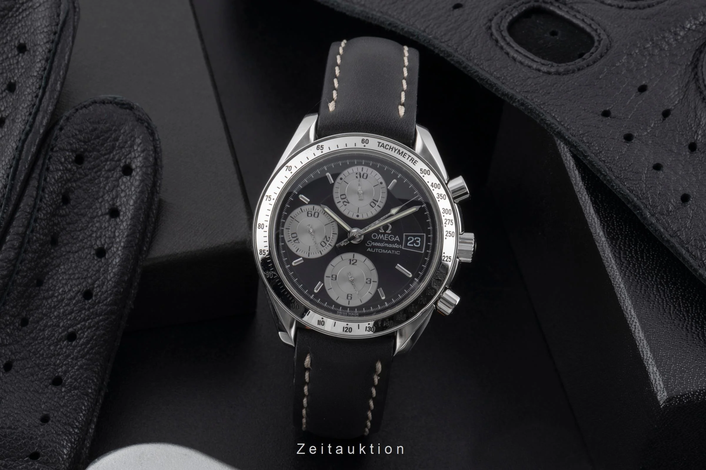 Omega Speedmaster chronograph steel automatic men's watch 3513.50.00 LP: 6100EUR  [2503639] - Image 4