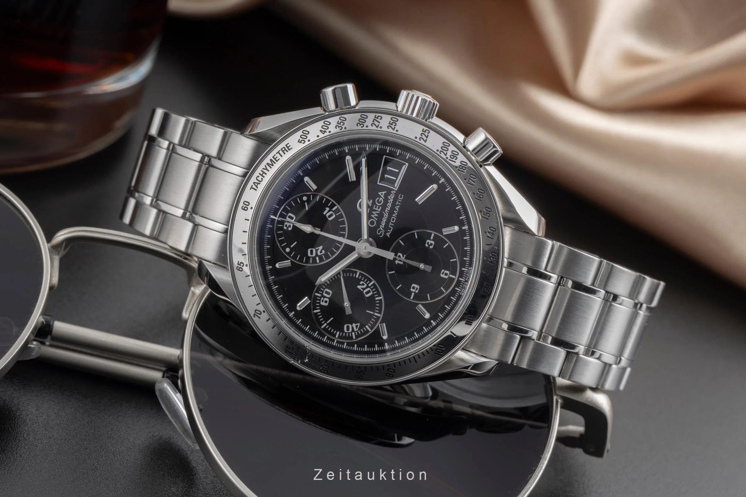 Omega Speedmaster chronograph steel automatic men's watch 3513.50.00 LP: 6100EUR  [2503861] - Image 3