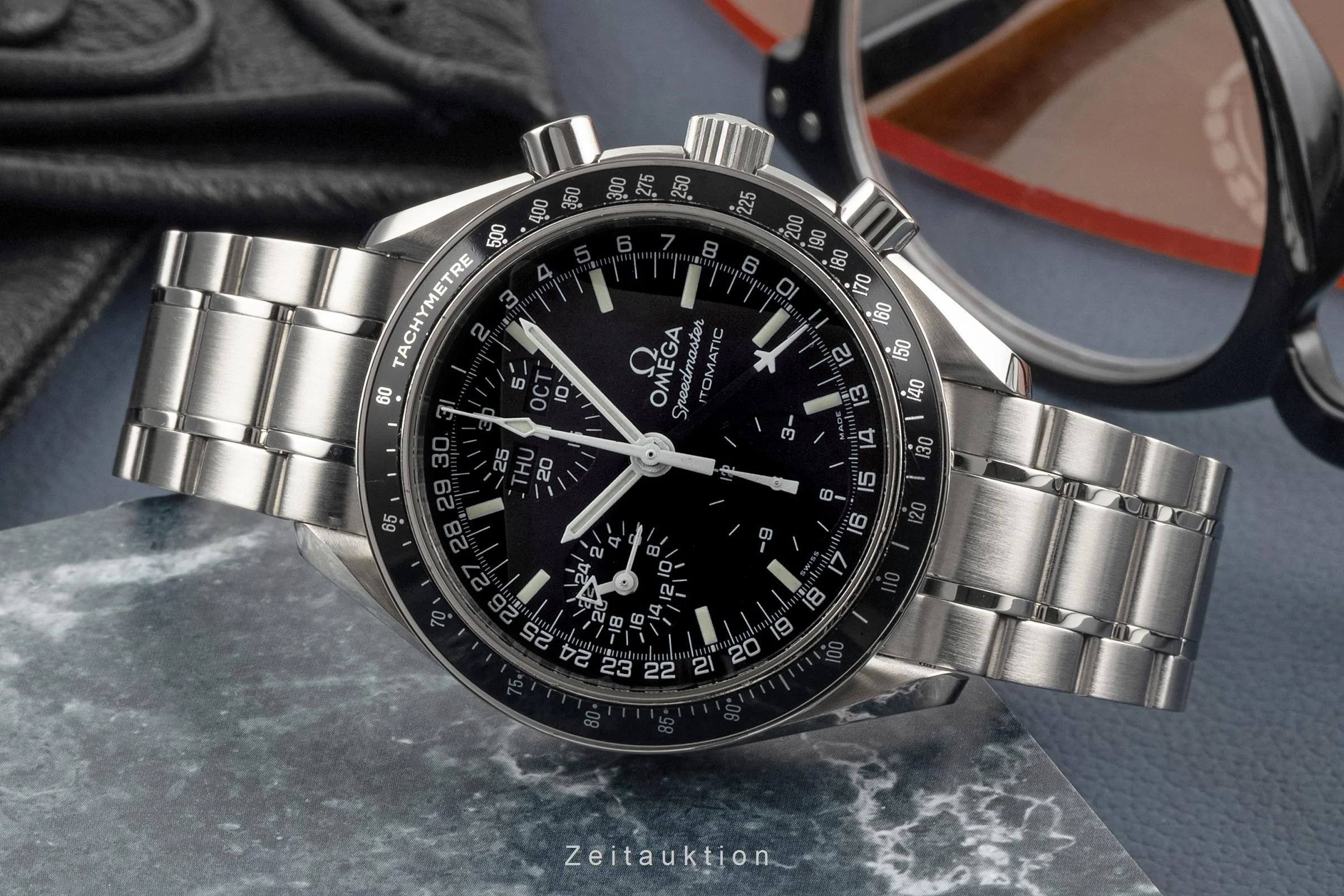 Omega Speedmaster chronograph steel automatic men's watch 3520.50.00, 175.0084 LP: 5900EUR  [2303290] - Image 2