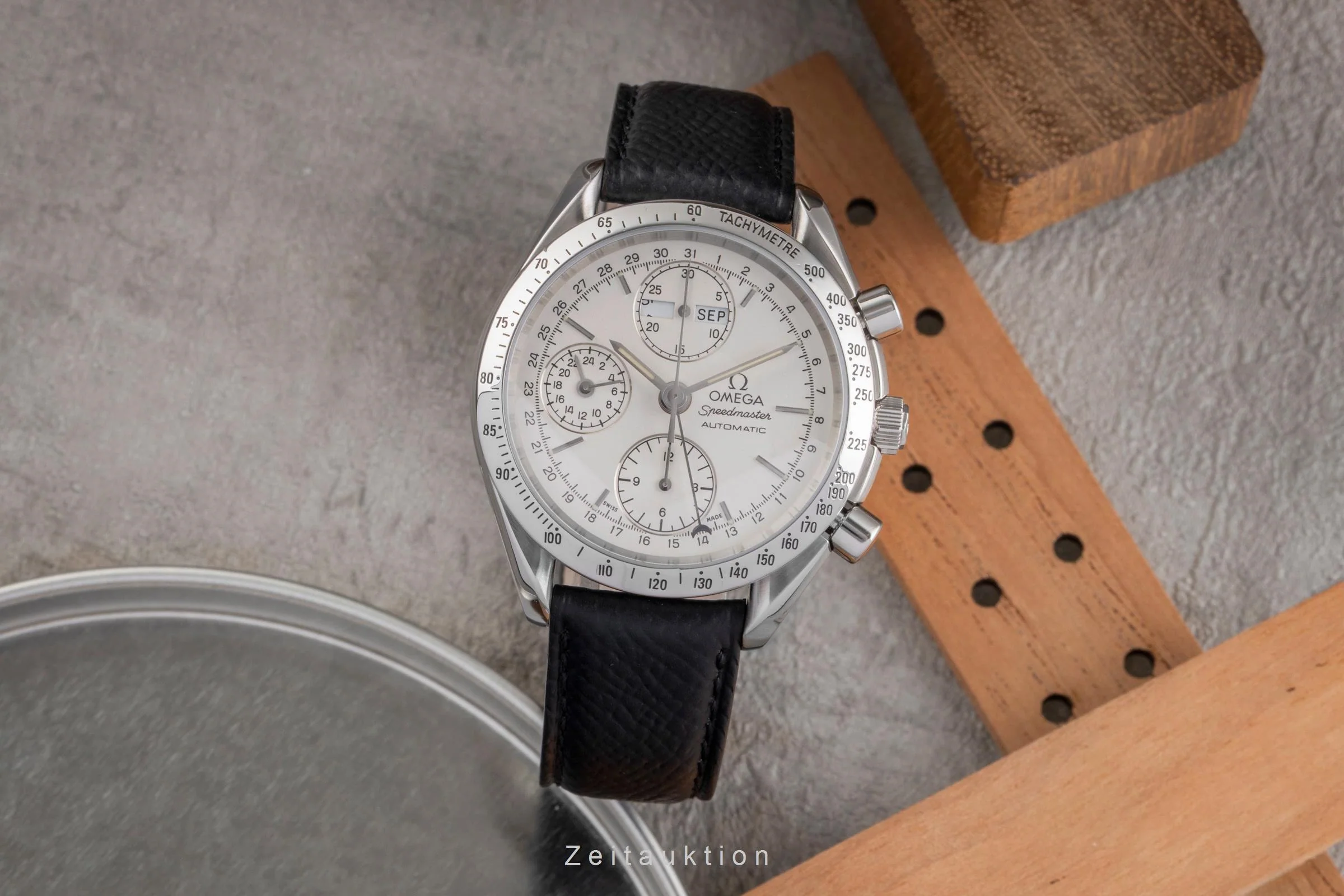 Omega Speedmaster chronograph steel automatic men's watch 3521.30.00 LP: 6100EUR  [2502957] - Image 4