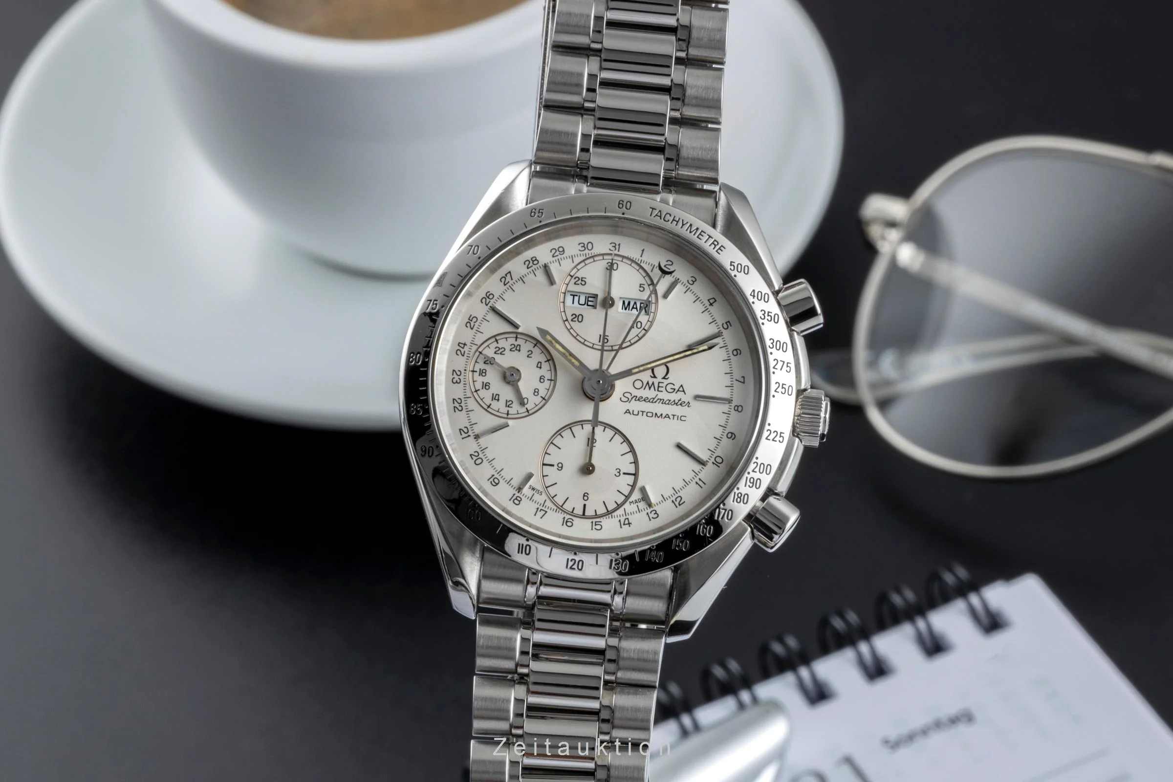 Omega Speedmaster chronograph steel automatic men's watch 3521.30.00  [2506022] - Image 2