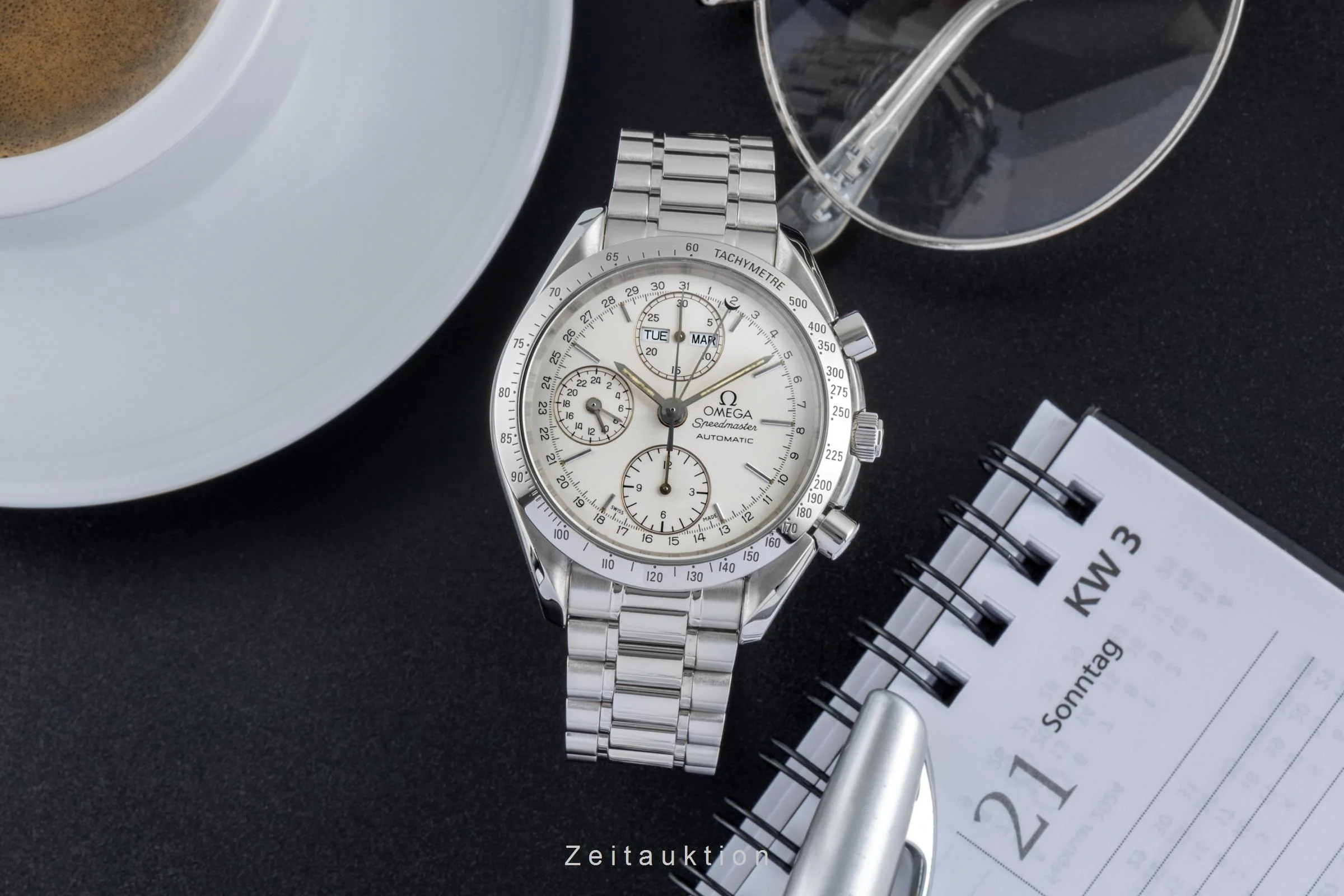 Omega Speedmaster chronograph steel automatic men's watch 3521.30.00  [2506022] - Image 4
